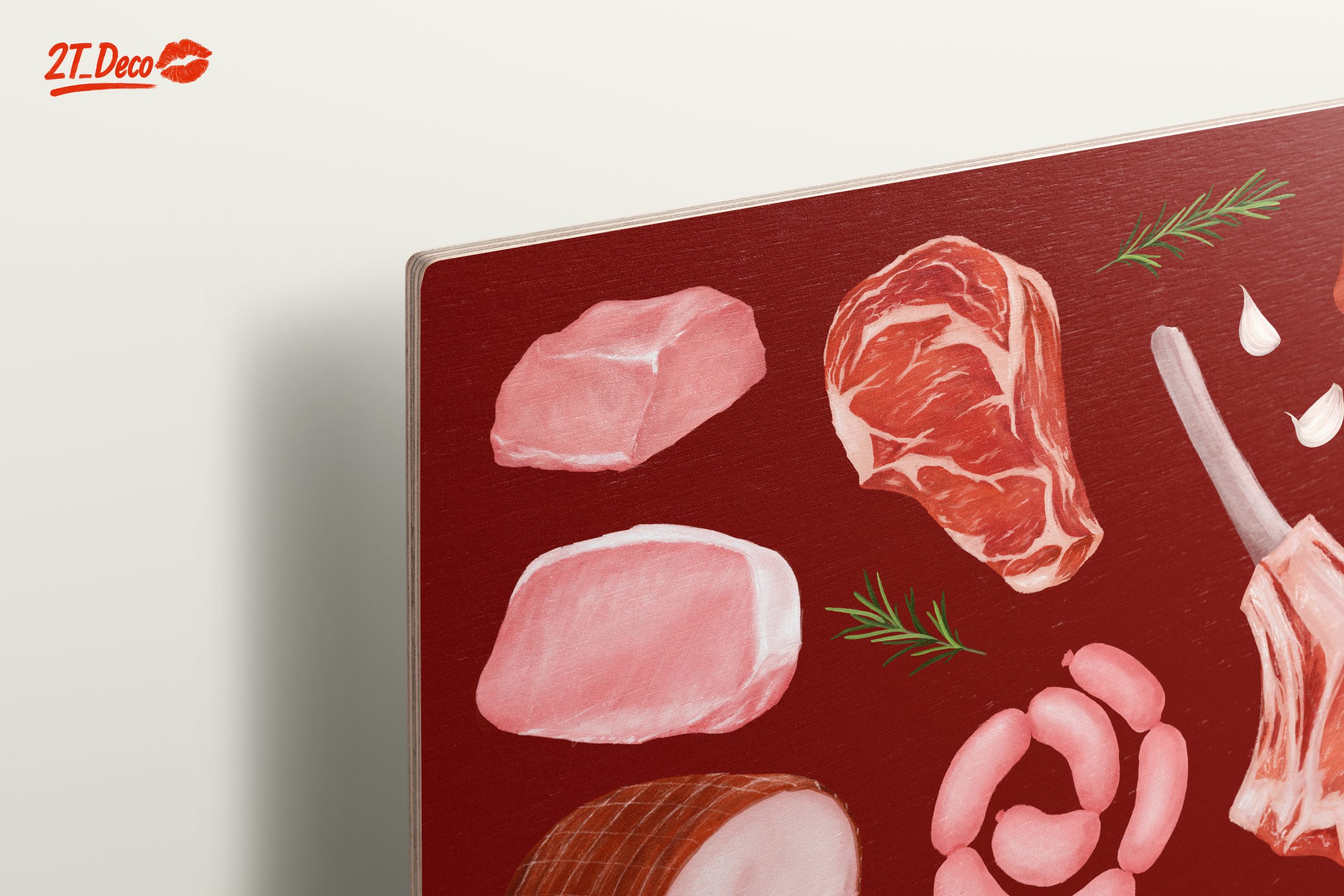 Abstract Meat Composition Art - Image 15