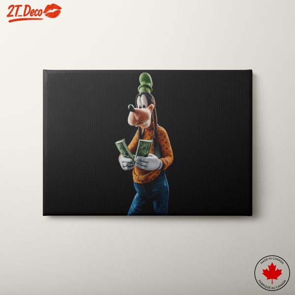Whimsical Character Depicting Playful Wealth