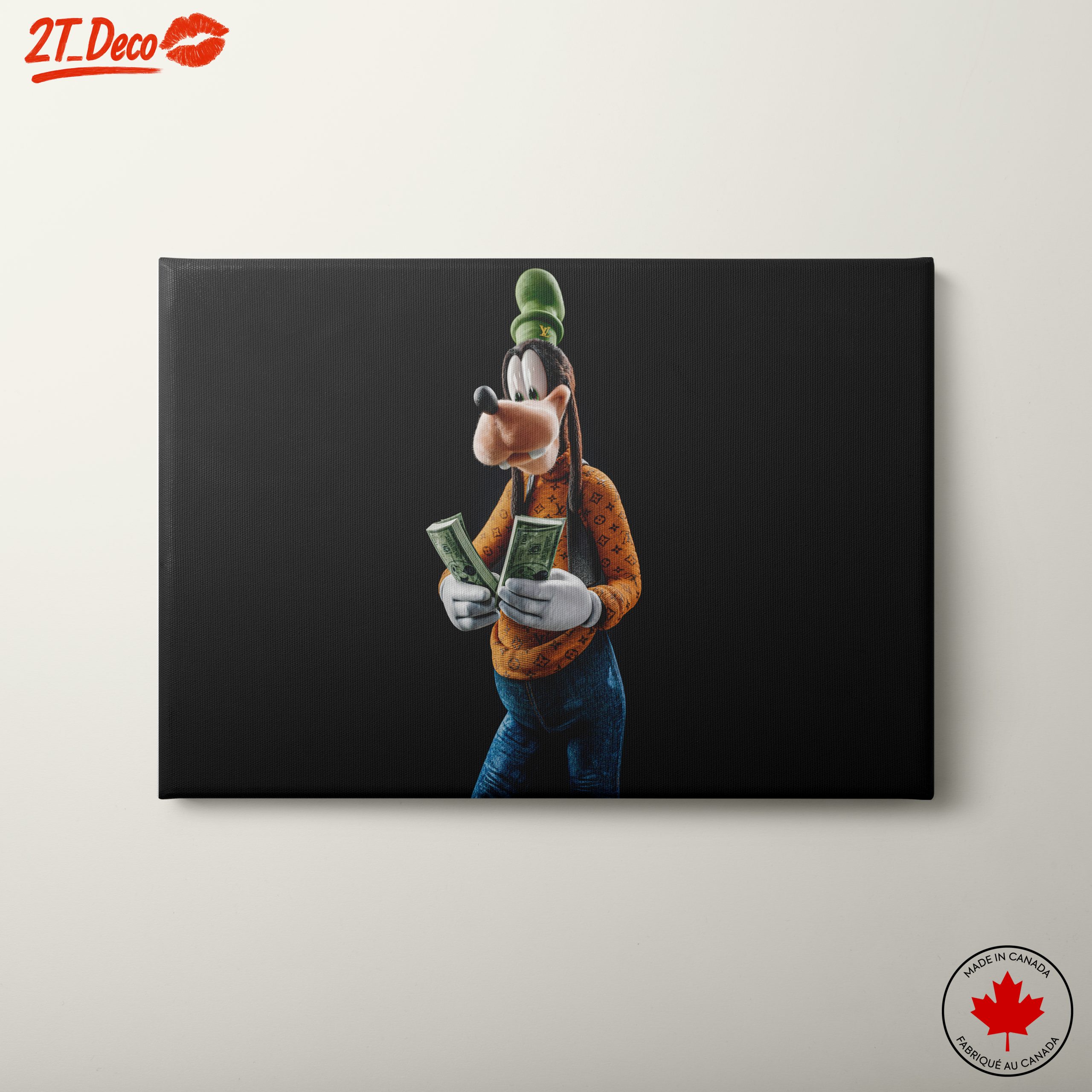 Whimsical Character Depicting Playful Wealth