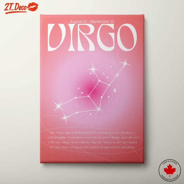 Virgo Zodiac Star Sign Art
