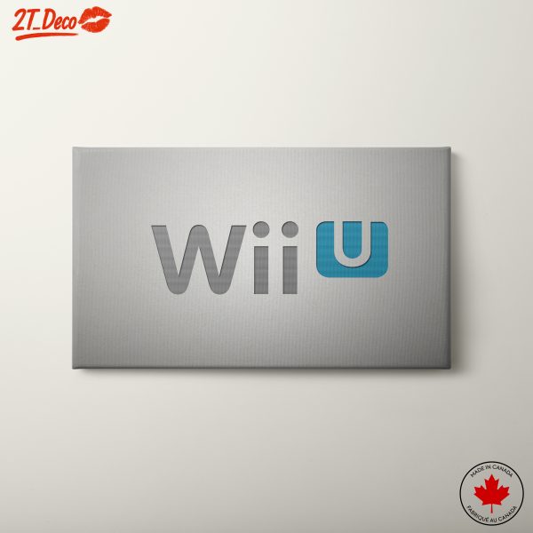 Wii U Gaming Console Logo Art