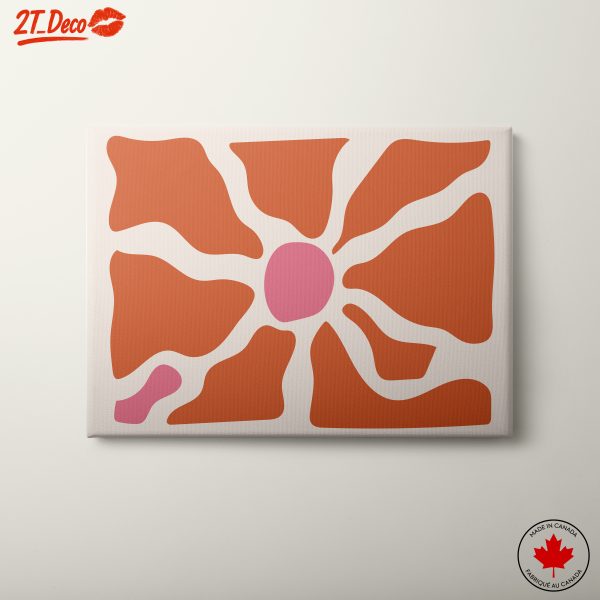 Vibrant Abstract Shapes in Earthy Tones