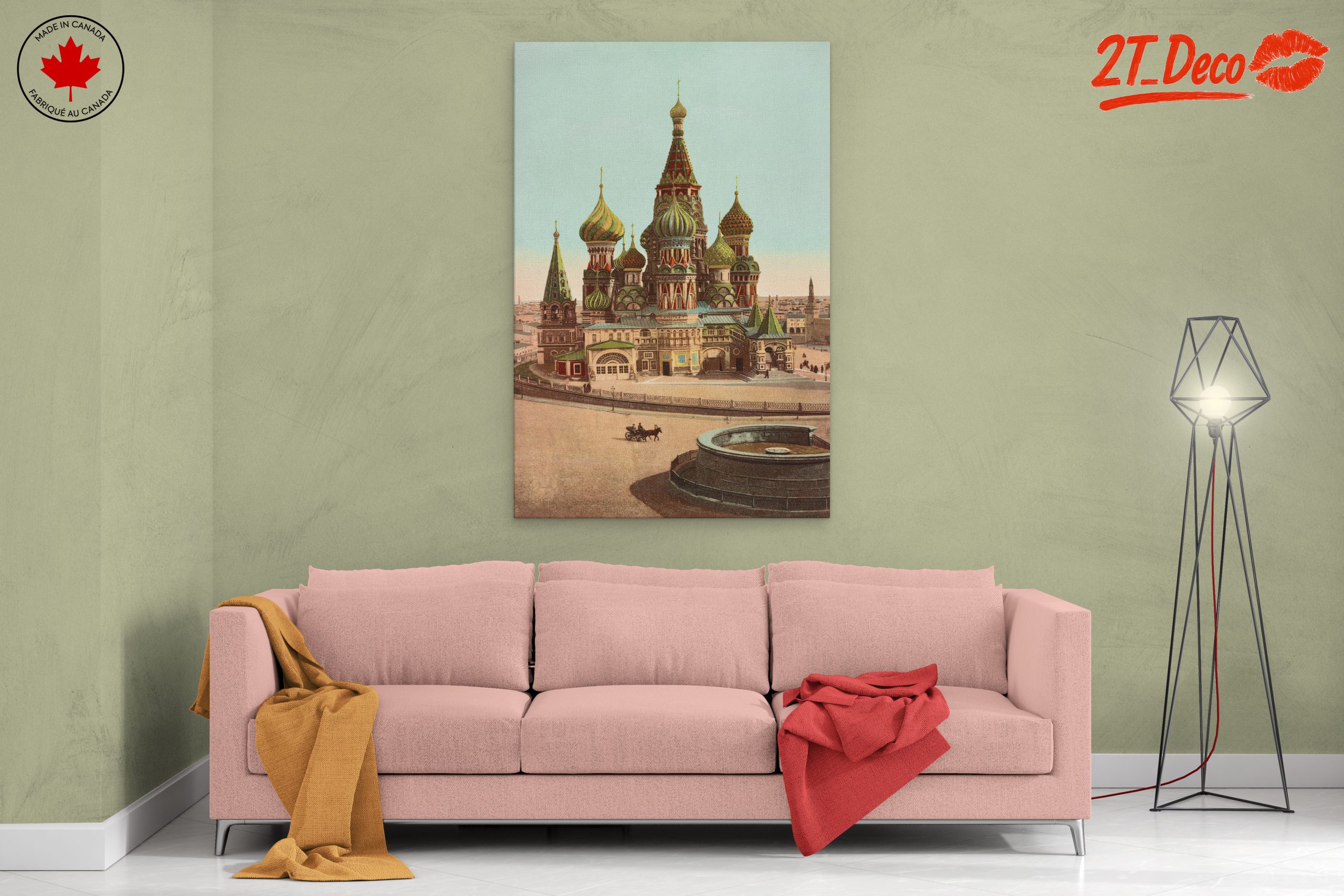 St. Basil's Cathedral Architectural Artwork - Image 2