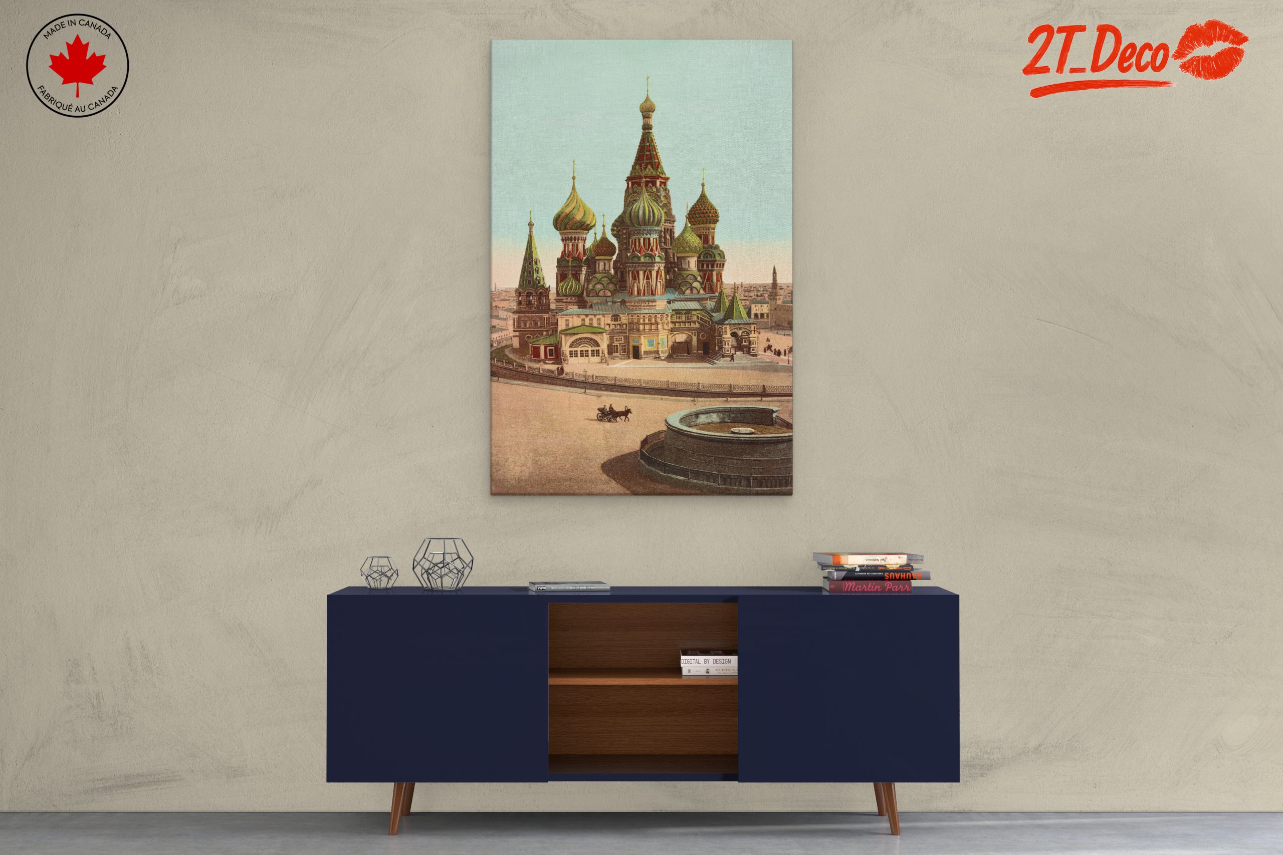 St. Basil's Cathedral Architectural Artwork - Image 3
