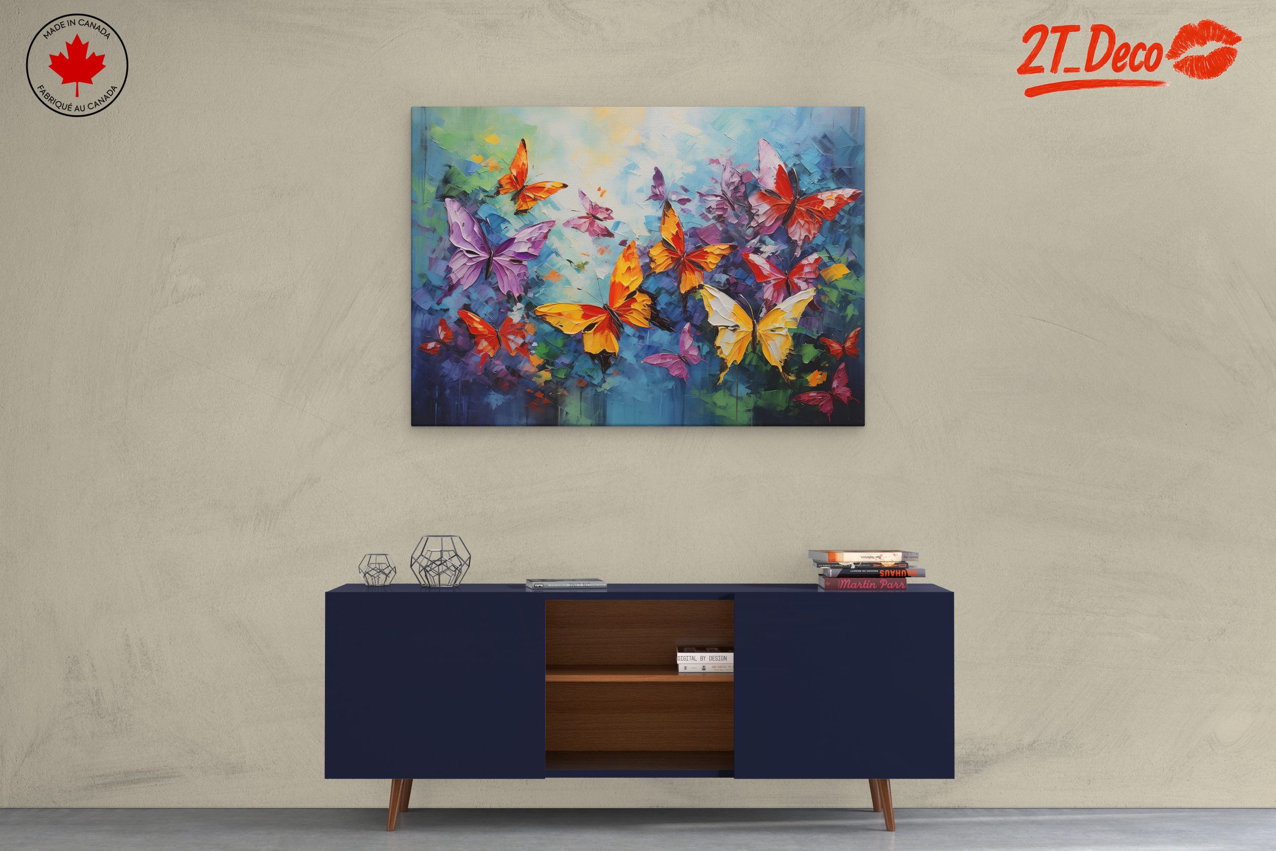 Vibrant Butterfly Art for Home Decor - Image 3