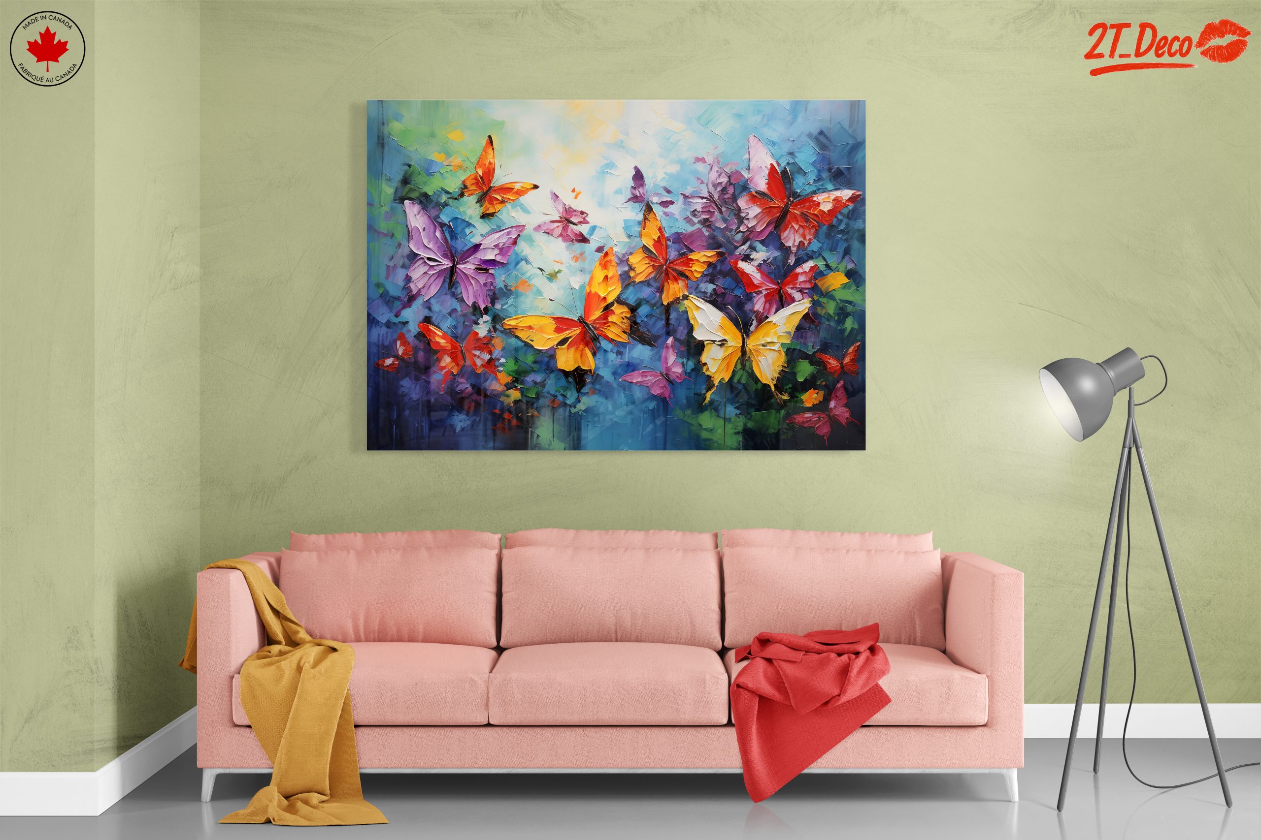 Vibrant Butterfly Art for Home Decor - Image 7