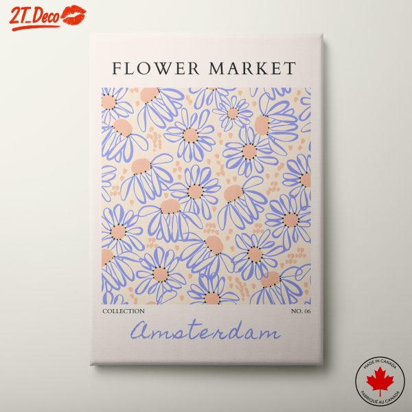 Colorful Floral Market Art Print