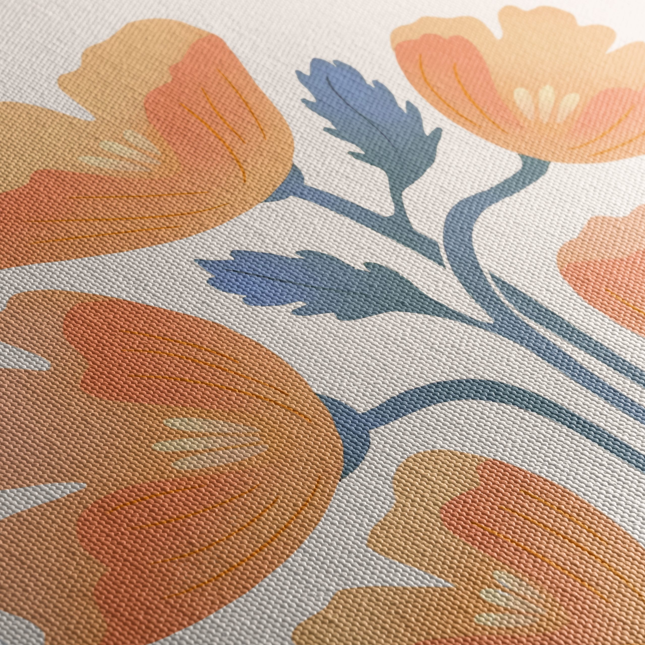 Stylish Botanical Wall Art Featuring Soft Flowers - Image 5