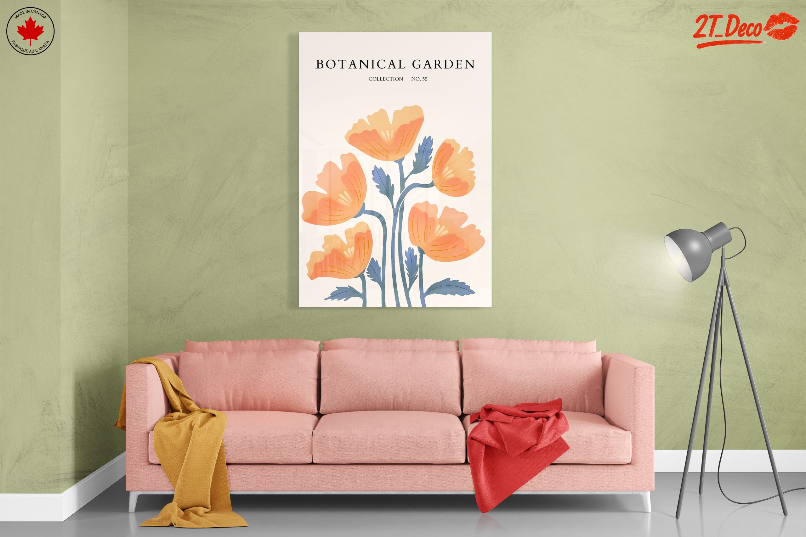 Stylish Botanical Wall Art Featuring Soft Flowers - Image 7