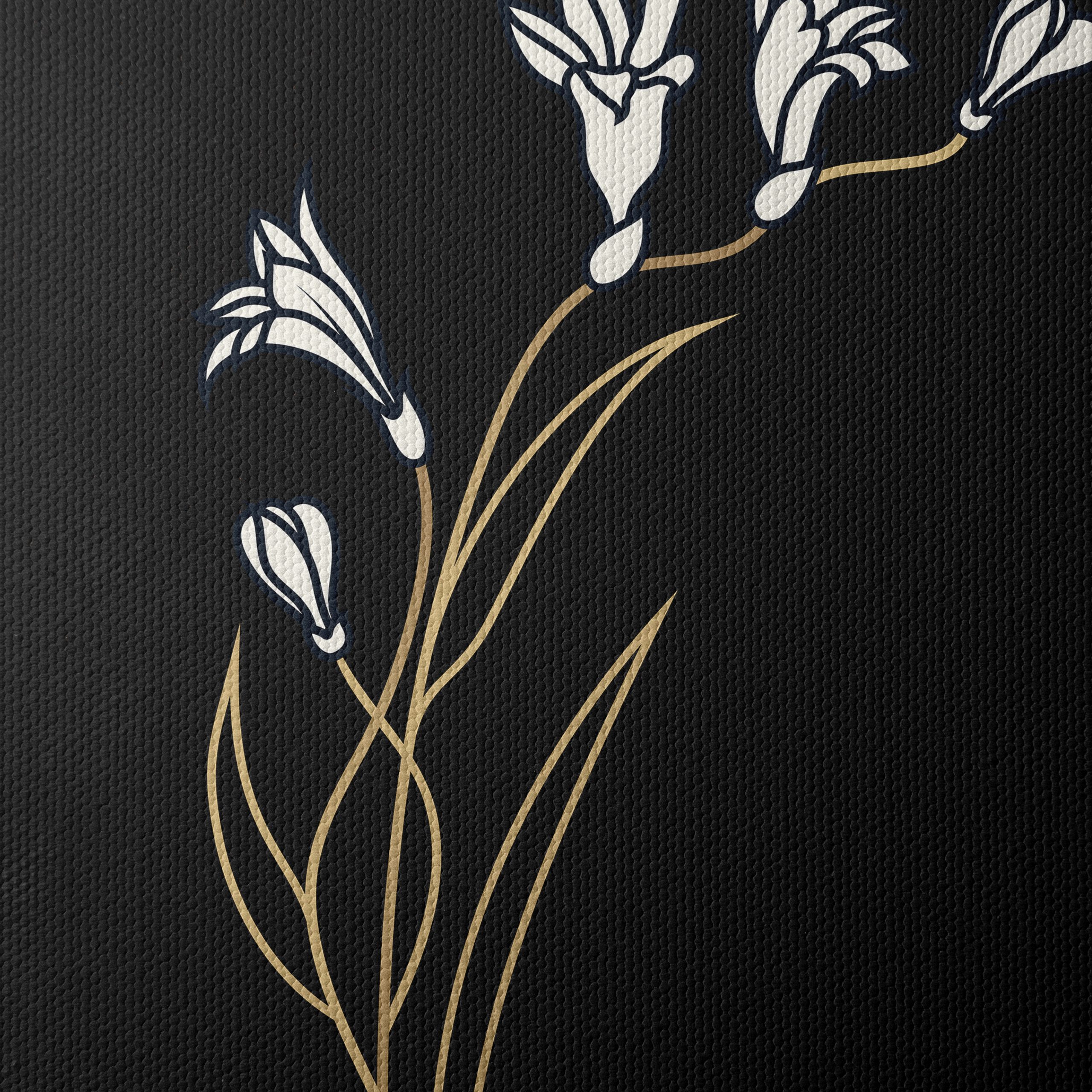 Stylized Floral Minimalist Artwork - Image 4