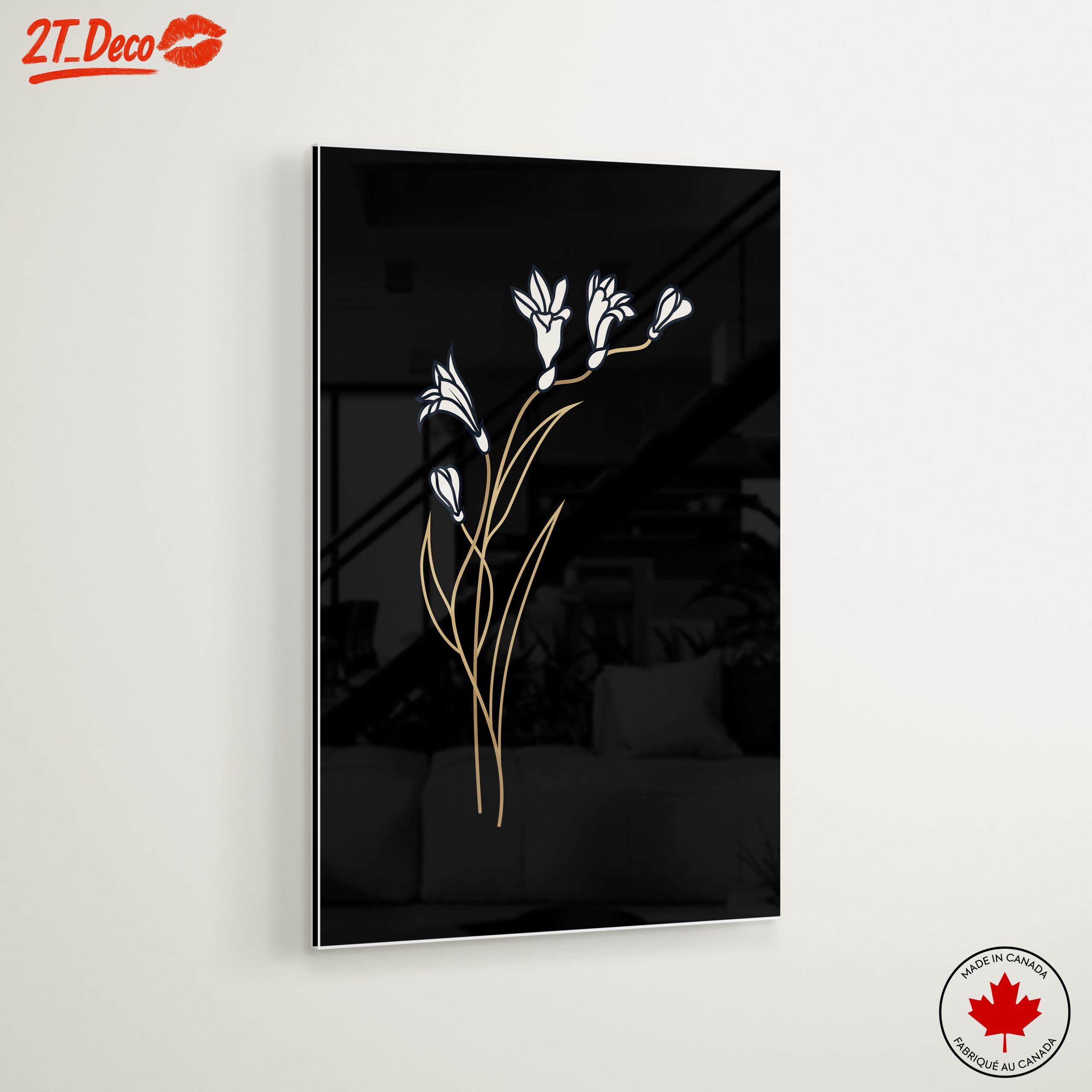 Stylized Floral Minimalist Artwork - Image 6