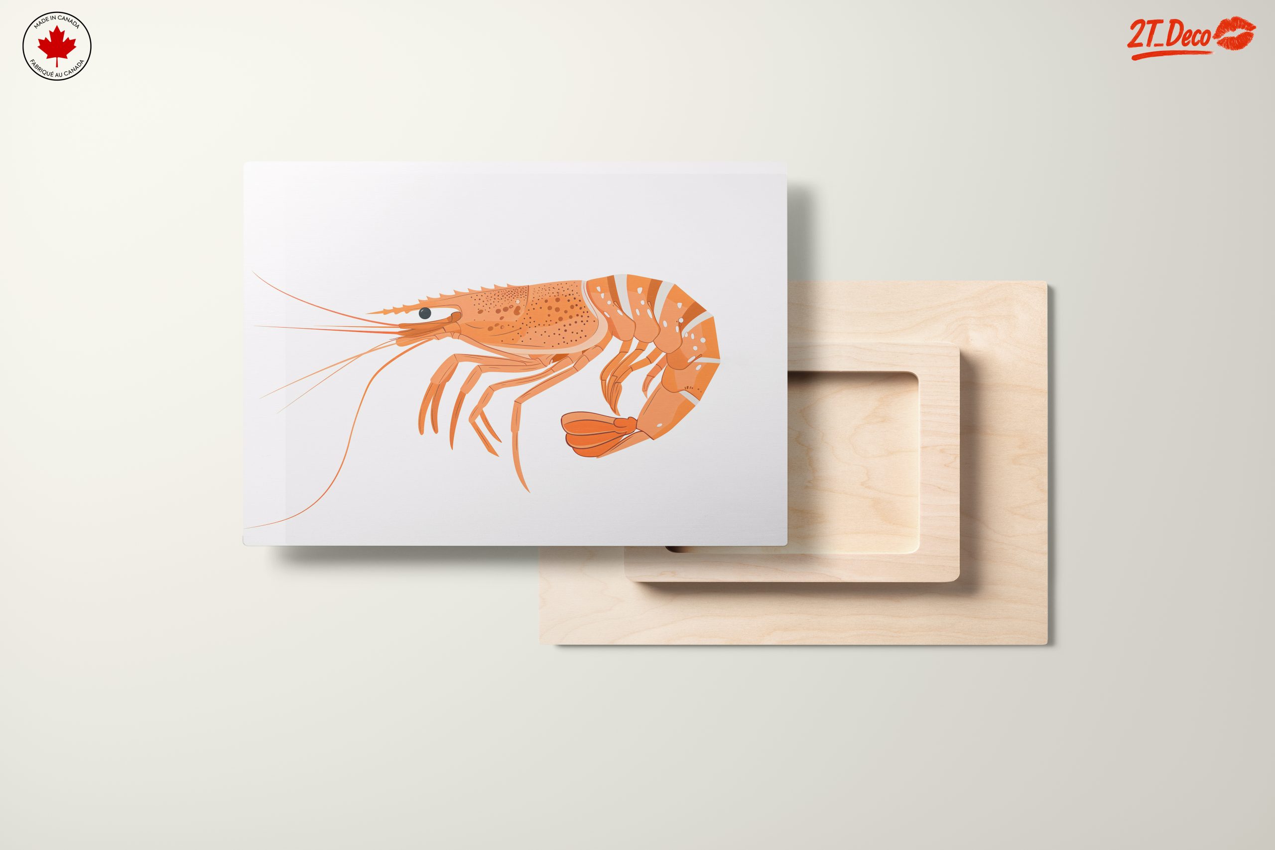 Vibrant Seafood Illustrations for Home Decor - Image 11