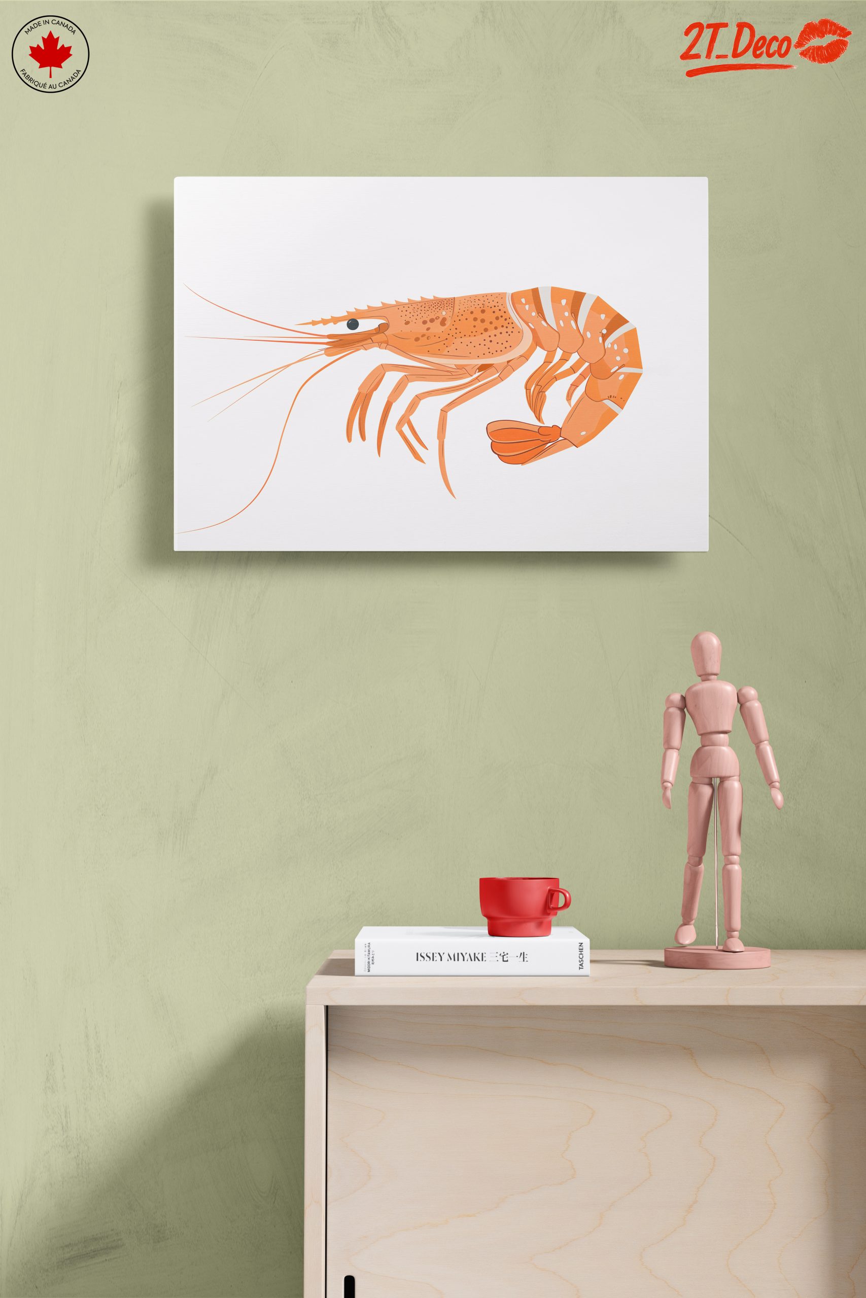 Vibrant Seafood Illustrations for Home Decor - Image 14