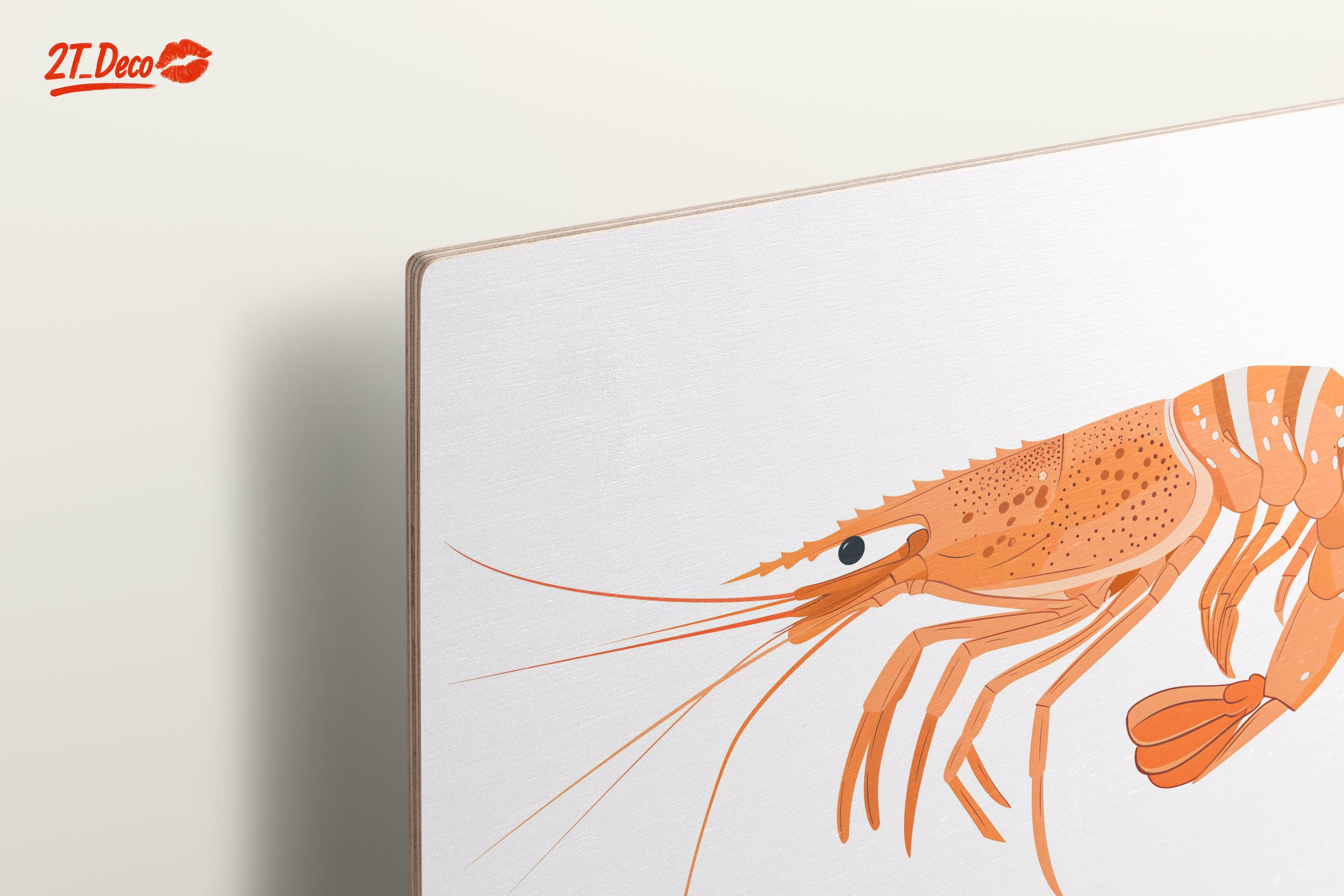 Vibrant Seafood Illustrations for Home Decor - Image 15