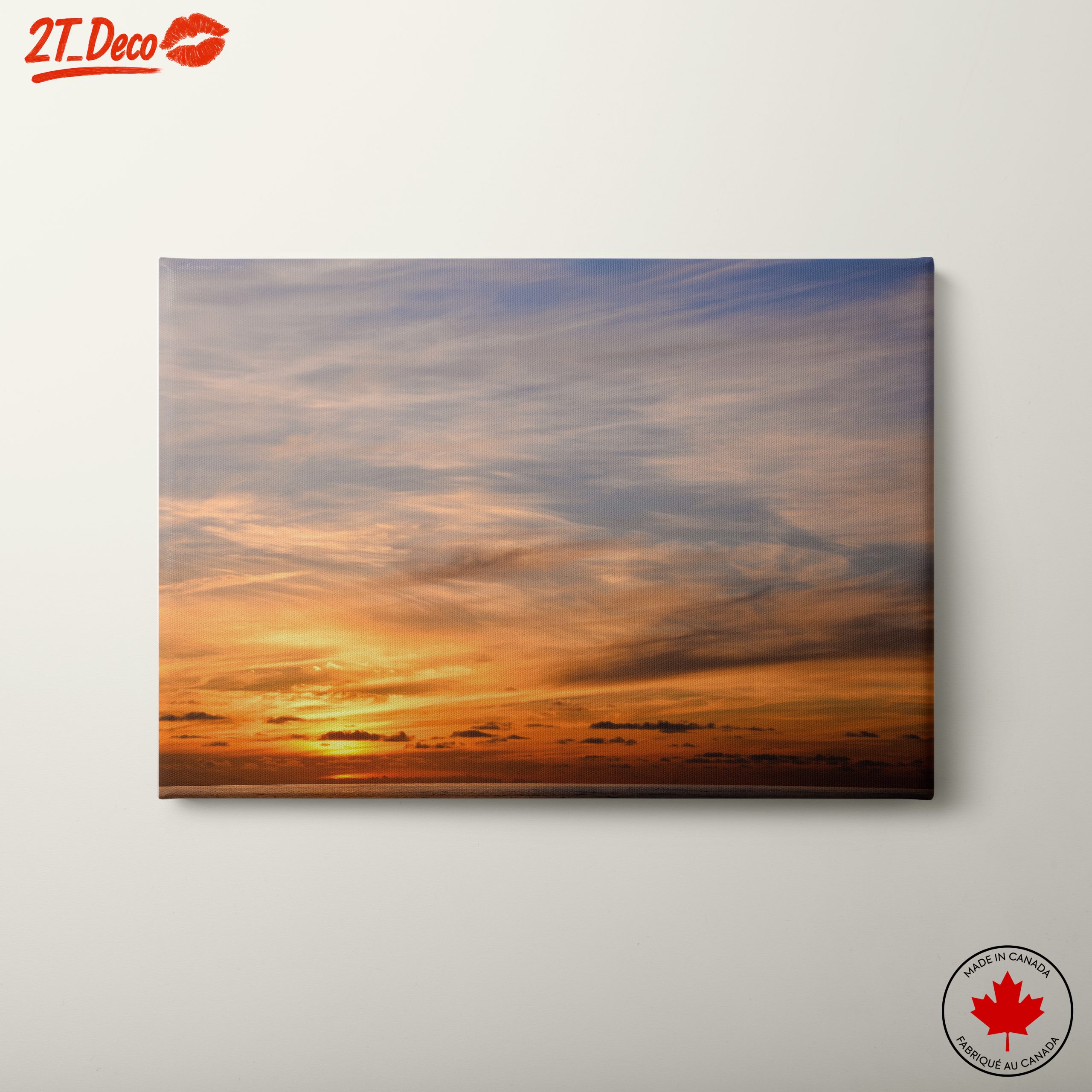 Serene Sunset Landscape Art