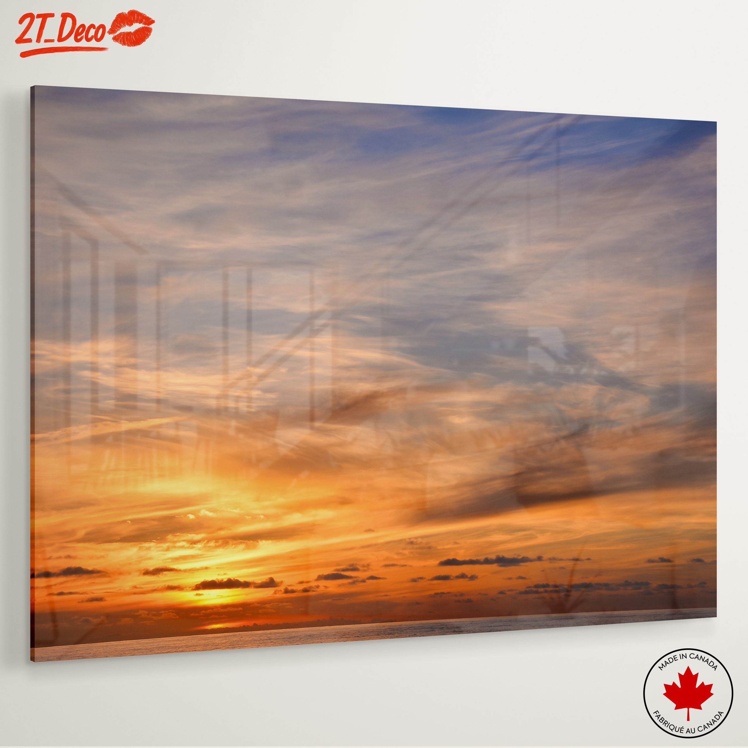 Serene Sunset Landscape Art - Image 6