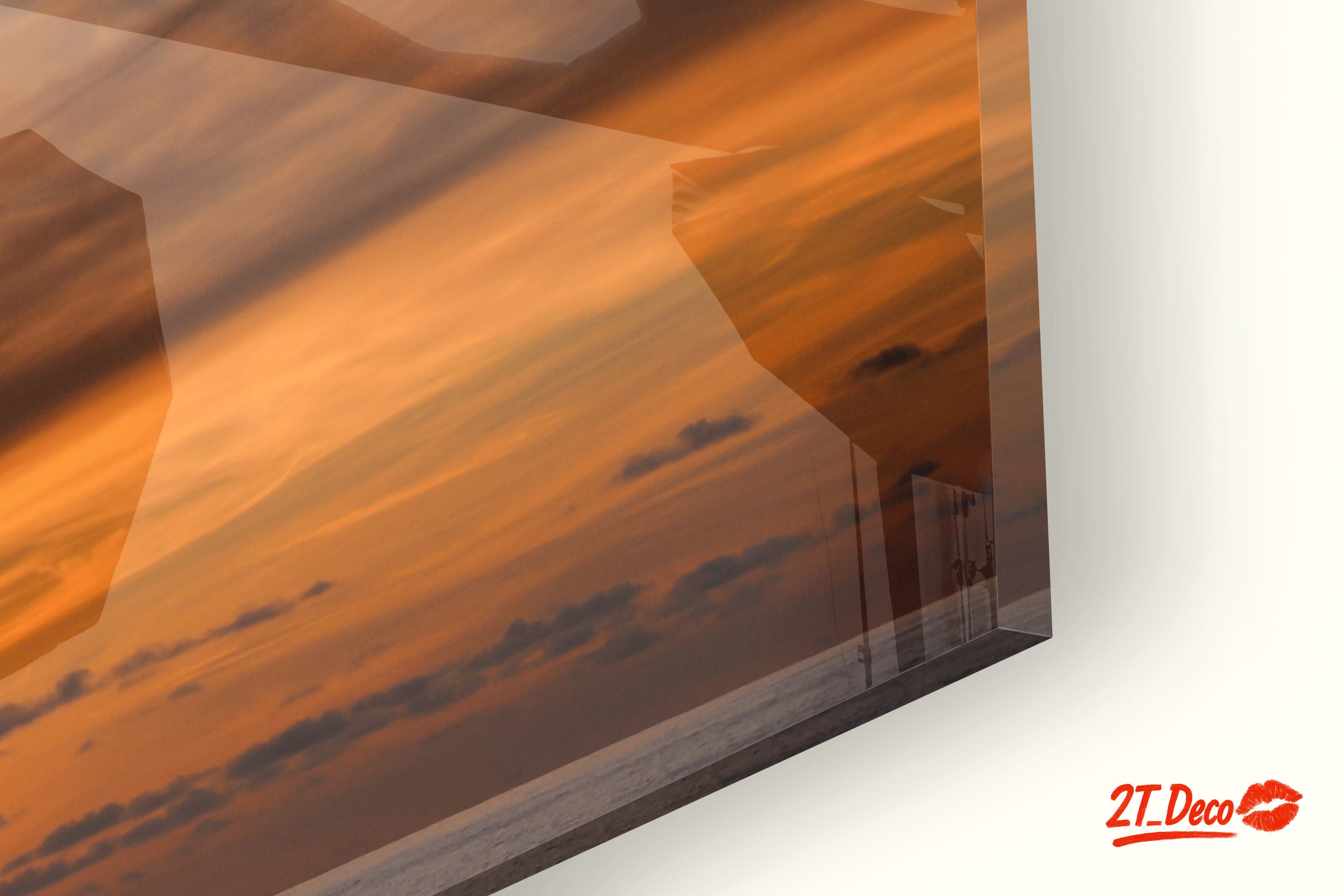Serene Sunset Landscape Art - Image 9