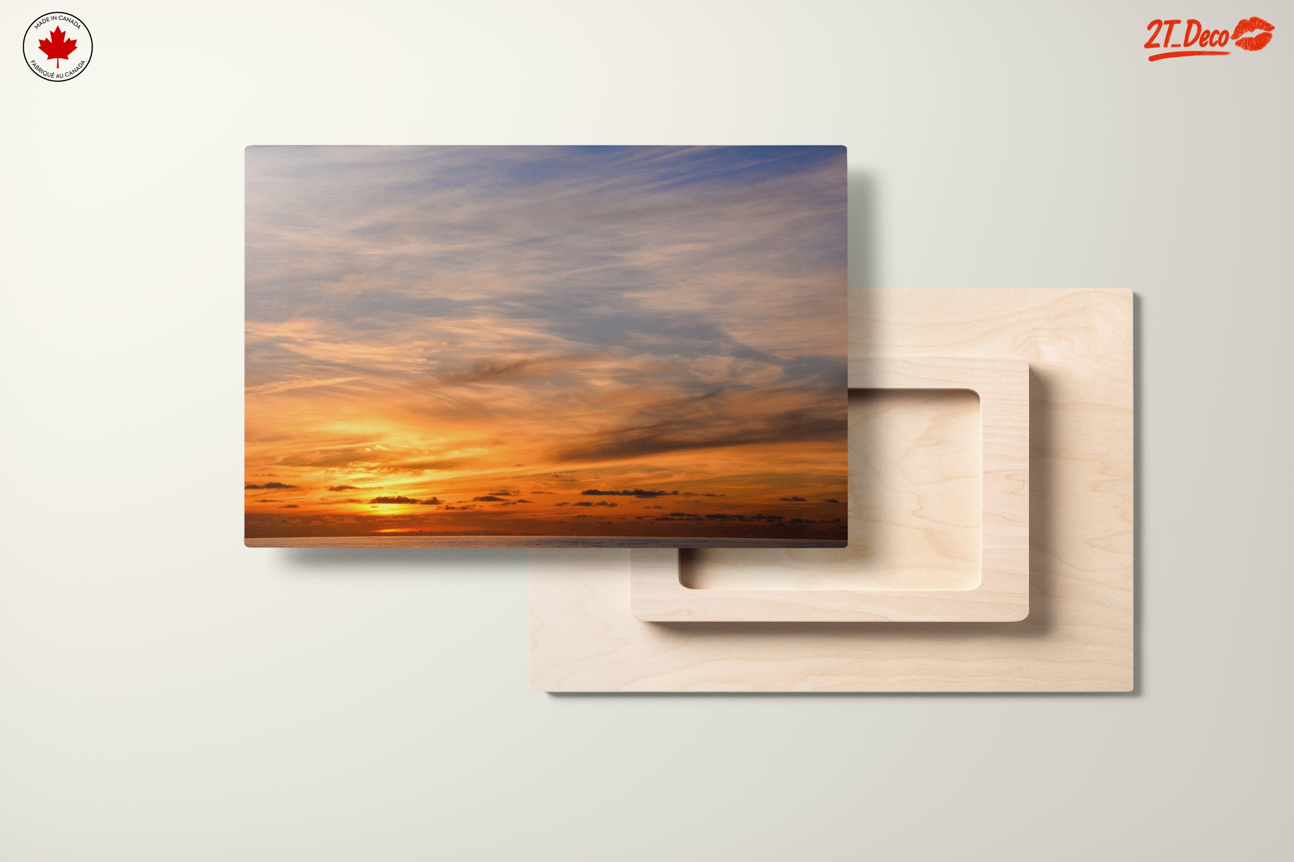 Serene Sunset Landscape Art - Image 11
