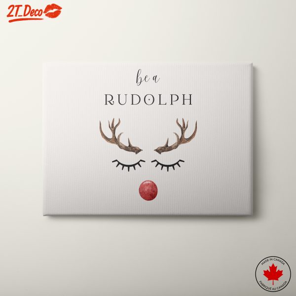 Be A Rudolph Playful Holiday Art