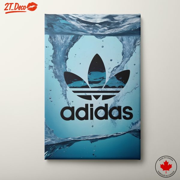 Adidas Logo in Water