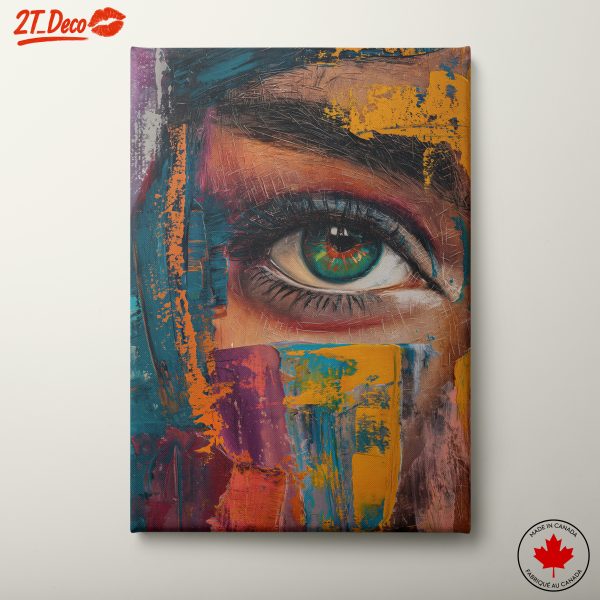Vibrant Abstract Eye Art 2