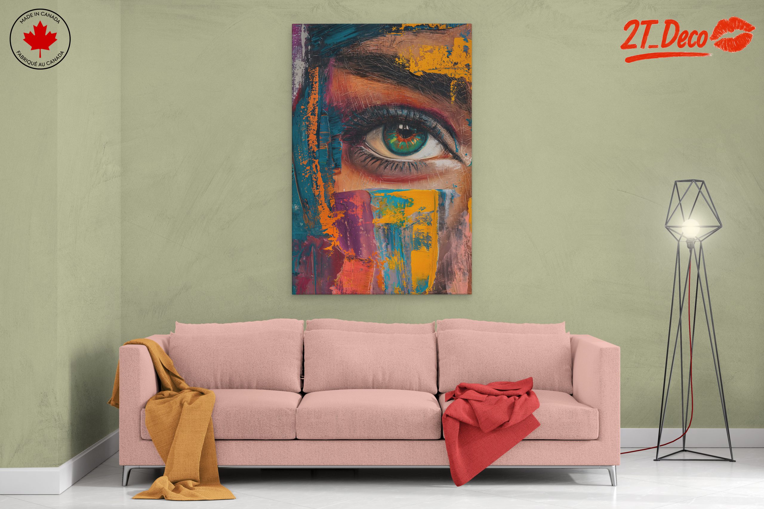 Vibrant Abstract Eye Art 2 - Image 2
