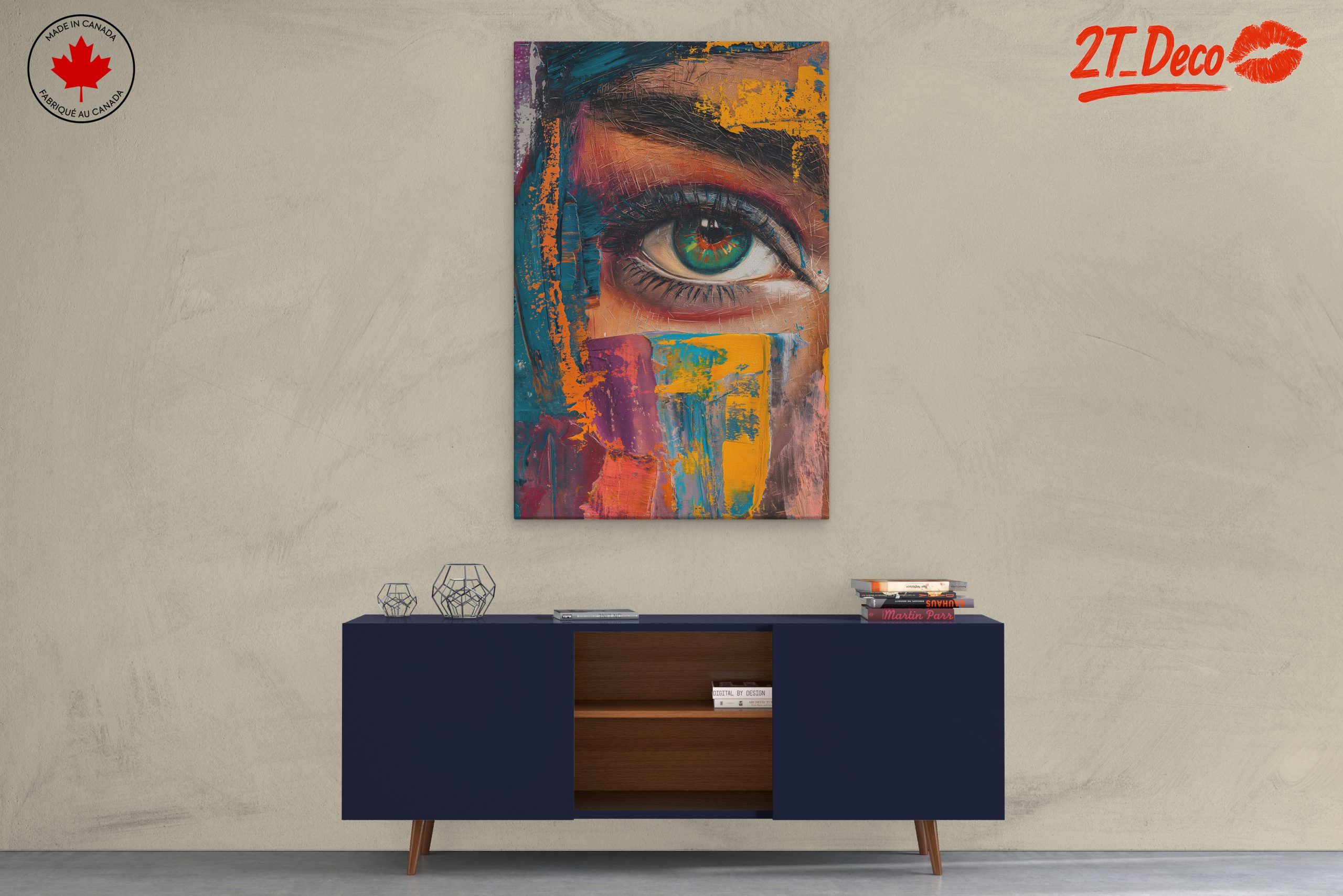 Vibrant Abstract Eye Art 2 - Image 3