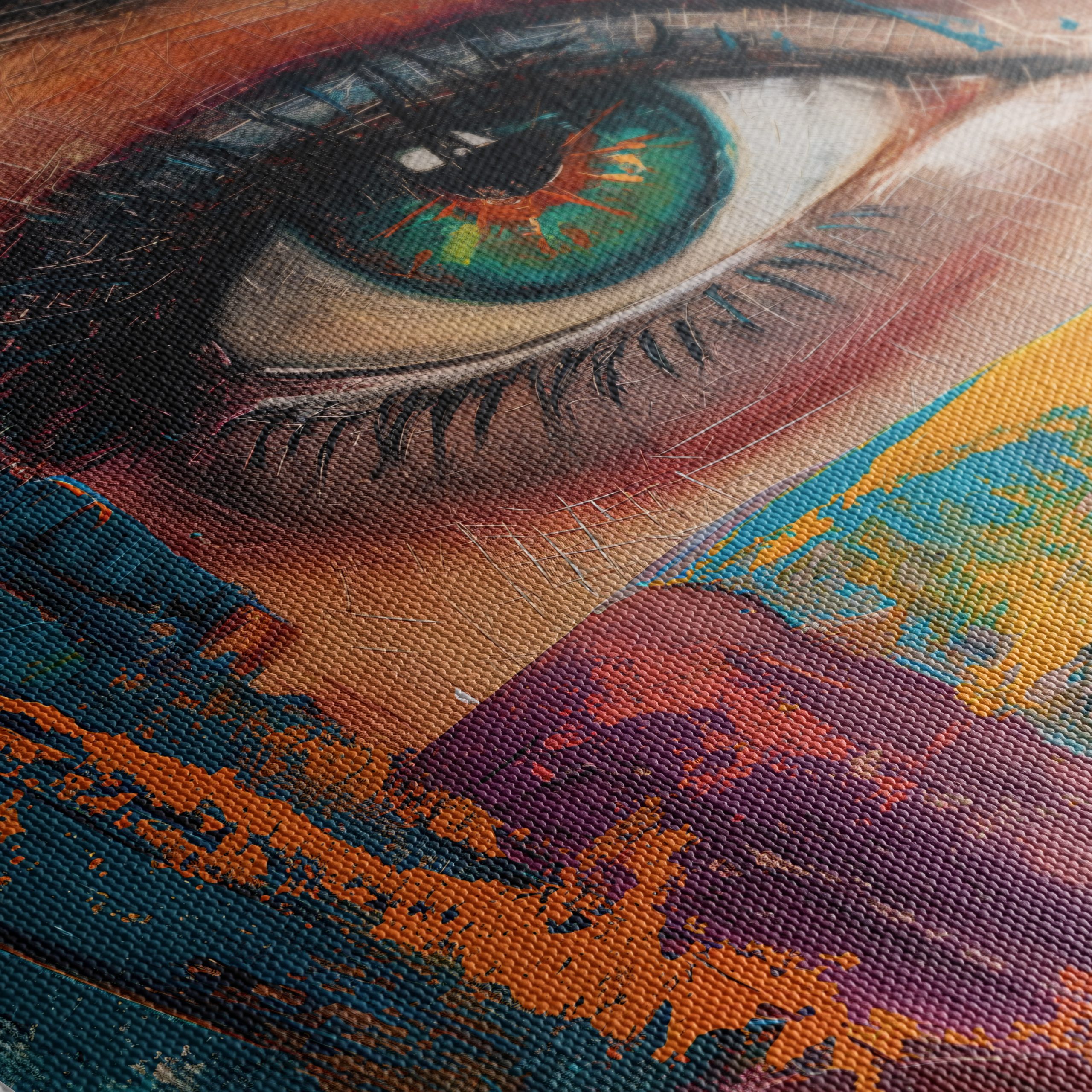 Vibrant Abstract Eye Art 2 - Image 5