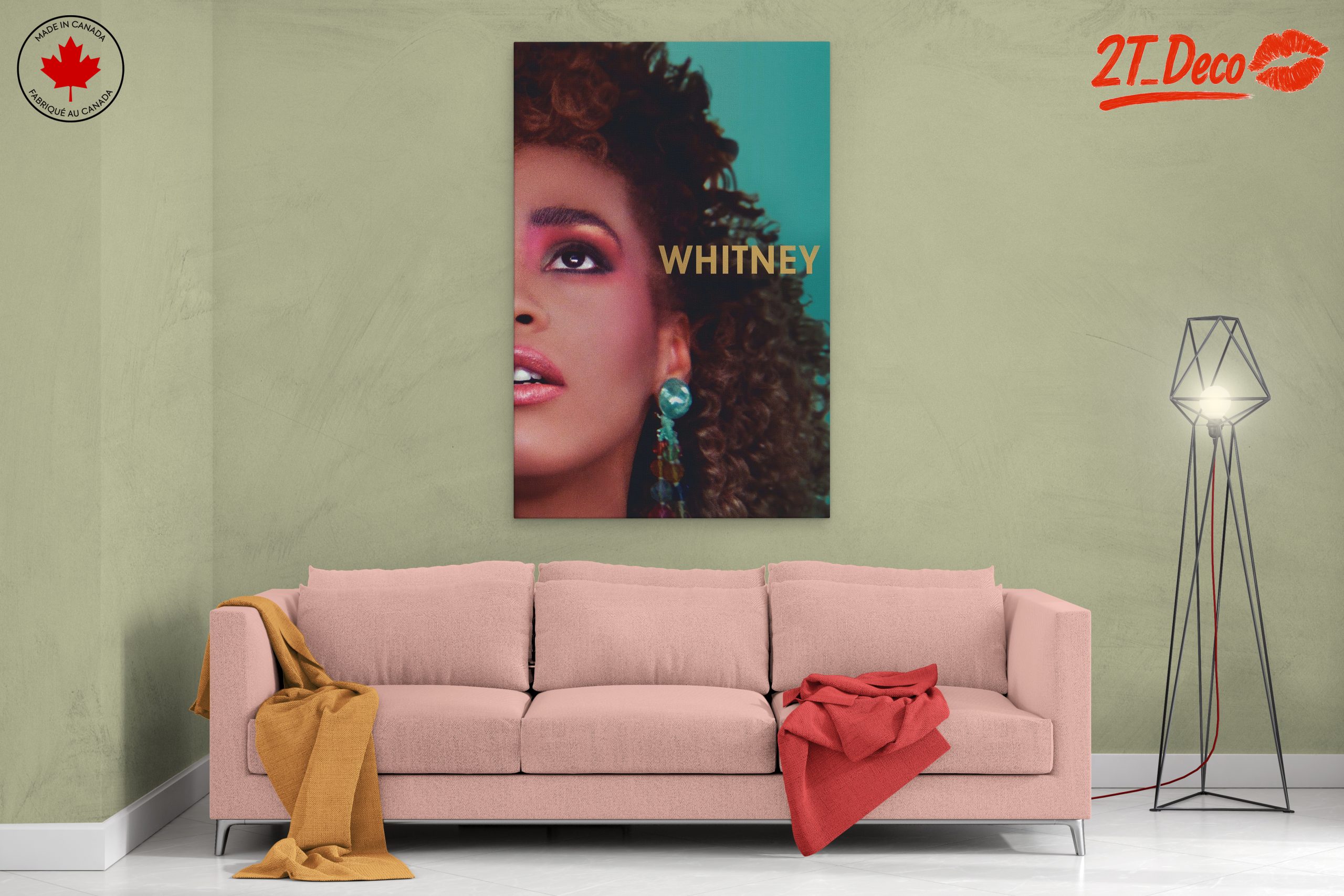 Stylized Portrait of Whitney Music Artist - Image 2
