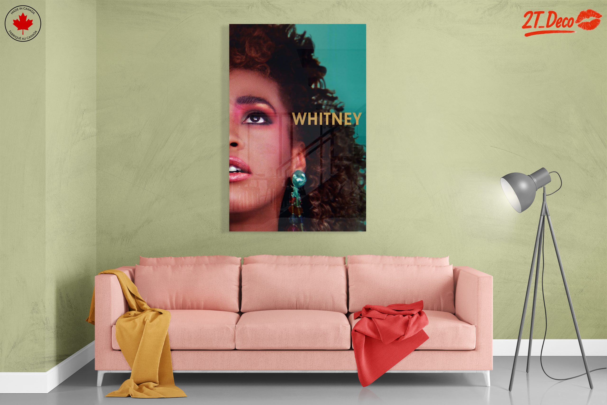 Stylized Portrait of Whitney Music Artist - Image 7