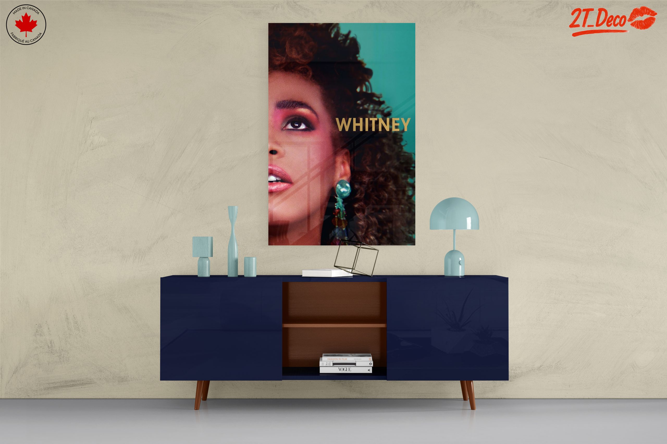 Stylized Portrait of Whitney Music Artist - Image 8