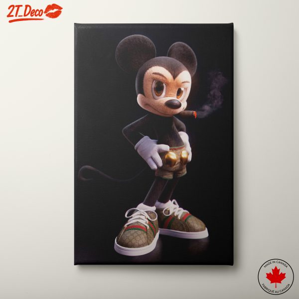 Stylized Character Art Featuring a Unique Cartoon Figure