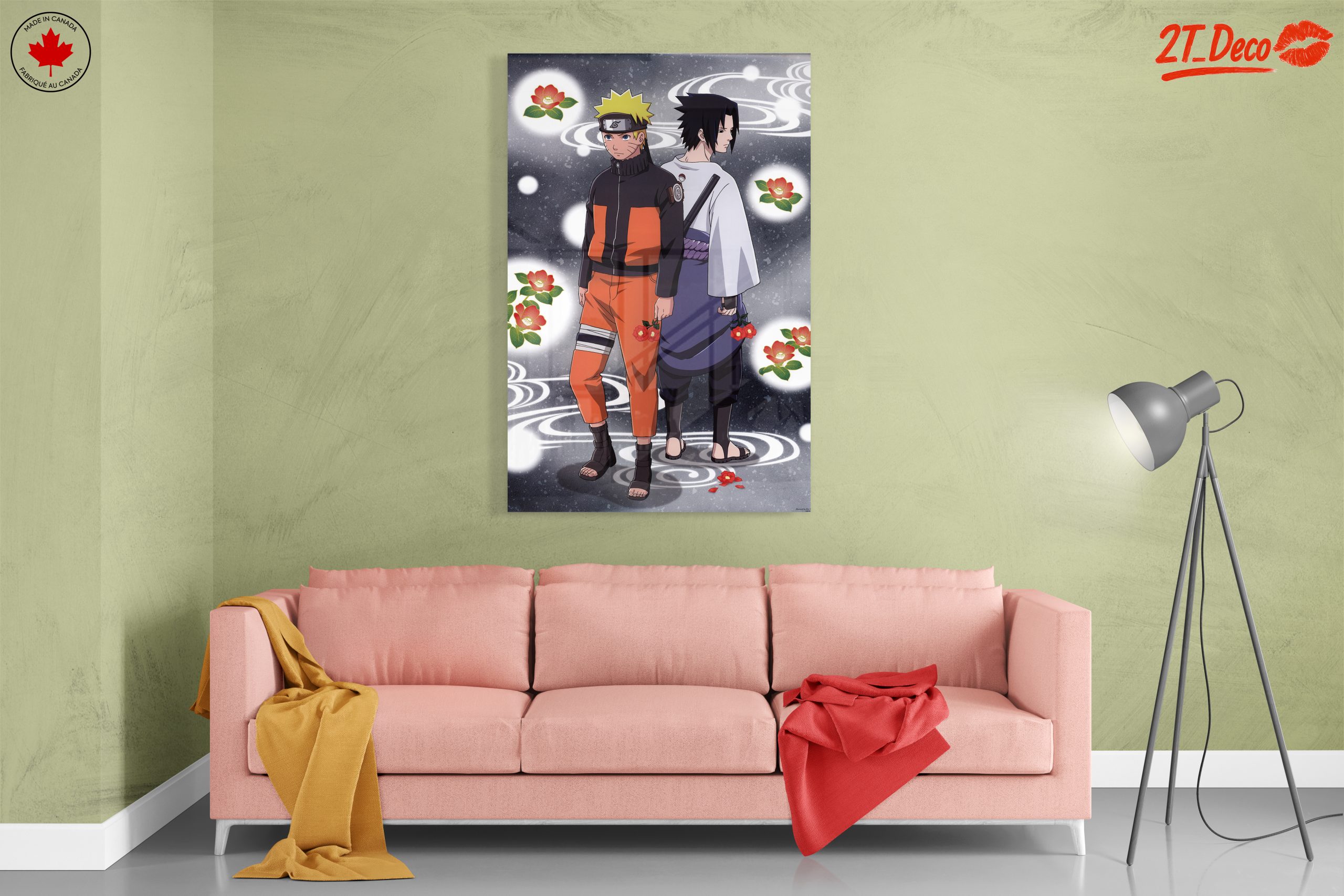 Naruto and Sasuke Surrounded by Flowers - Image 7