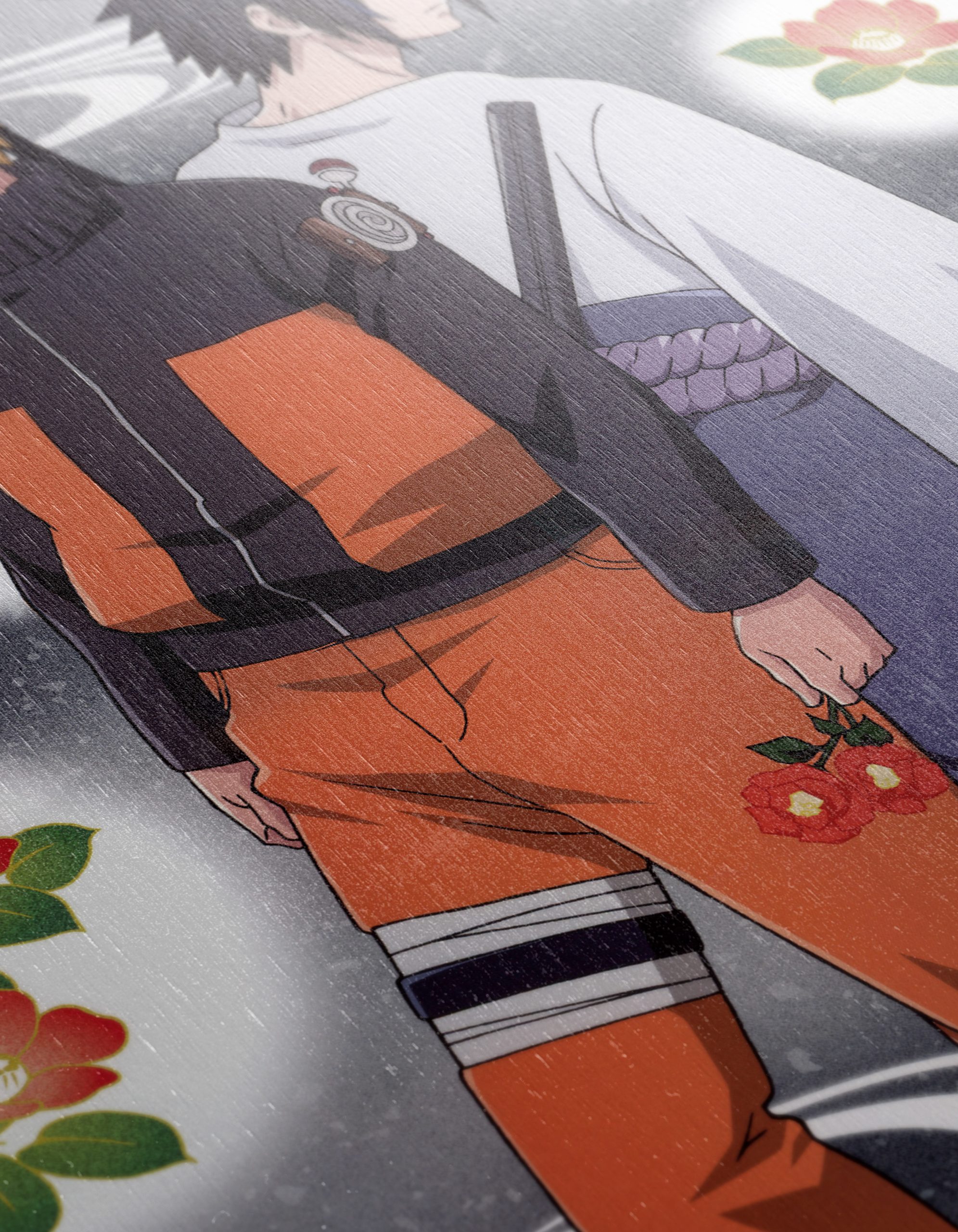 Naruto and Sasuke Surrounded by Flowers - Image 12