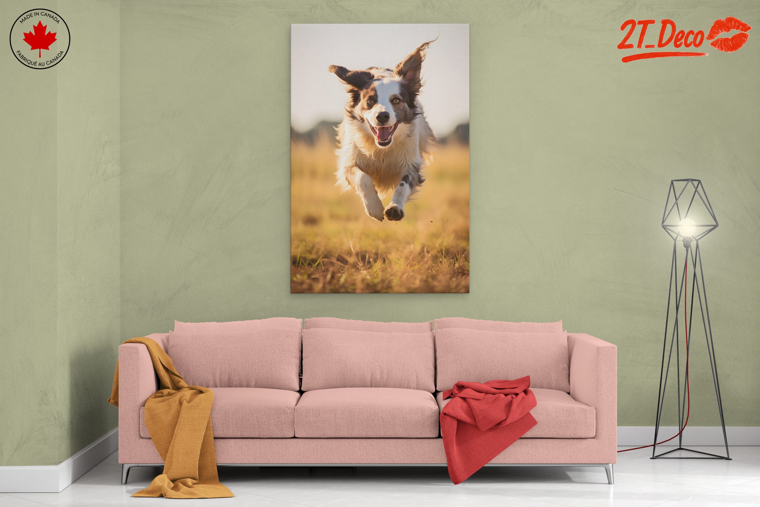 Playful Dog Running in Nature - Image 2
