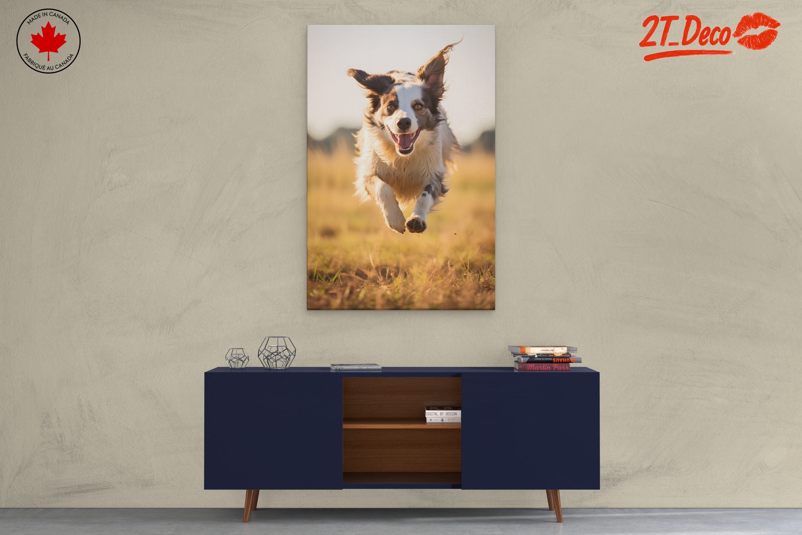 Playful Dog Running in Nature - Image 3