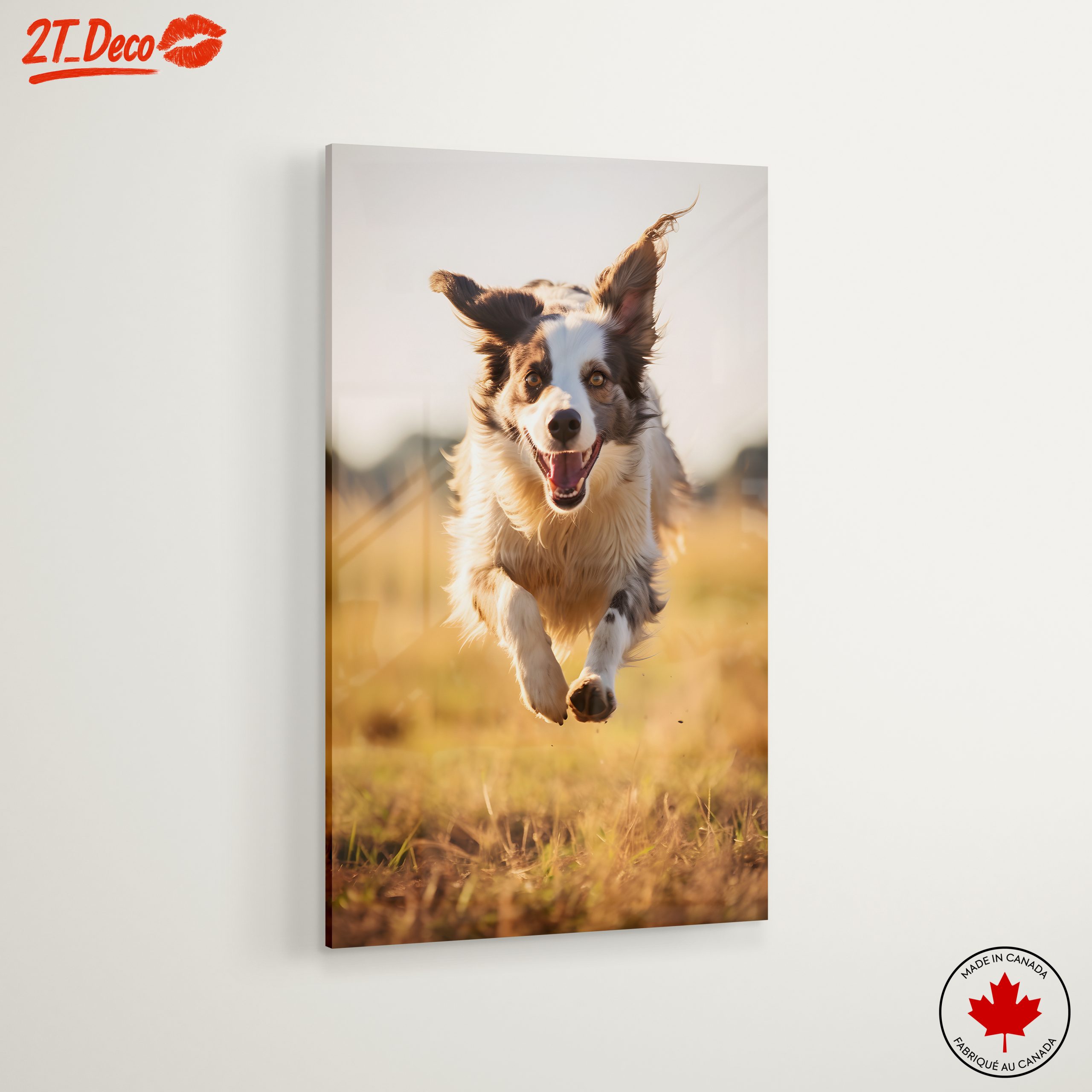 Playful Dog Running in Nature - Image 6