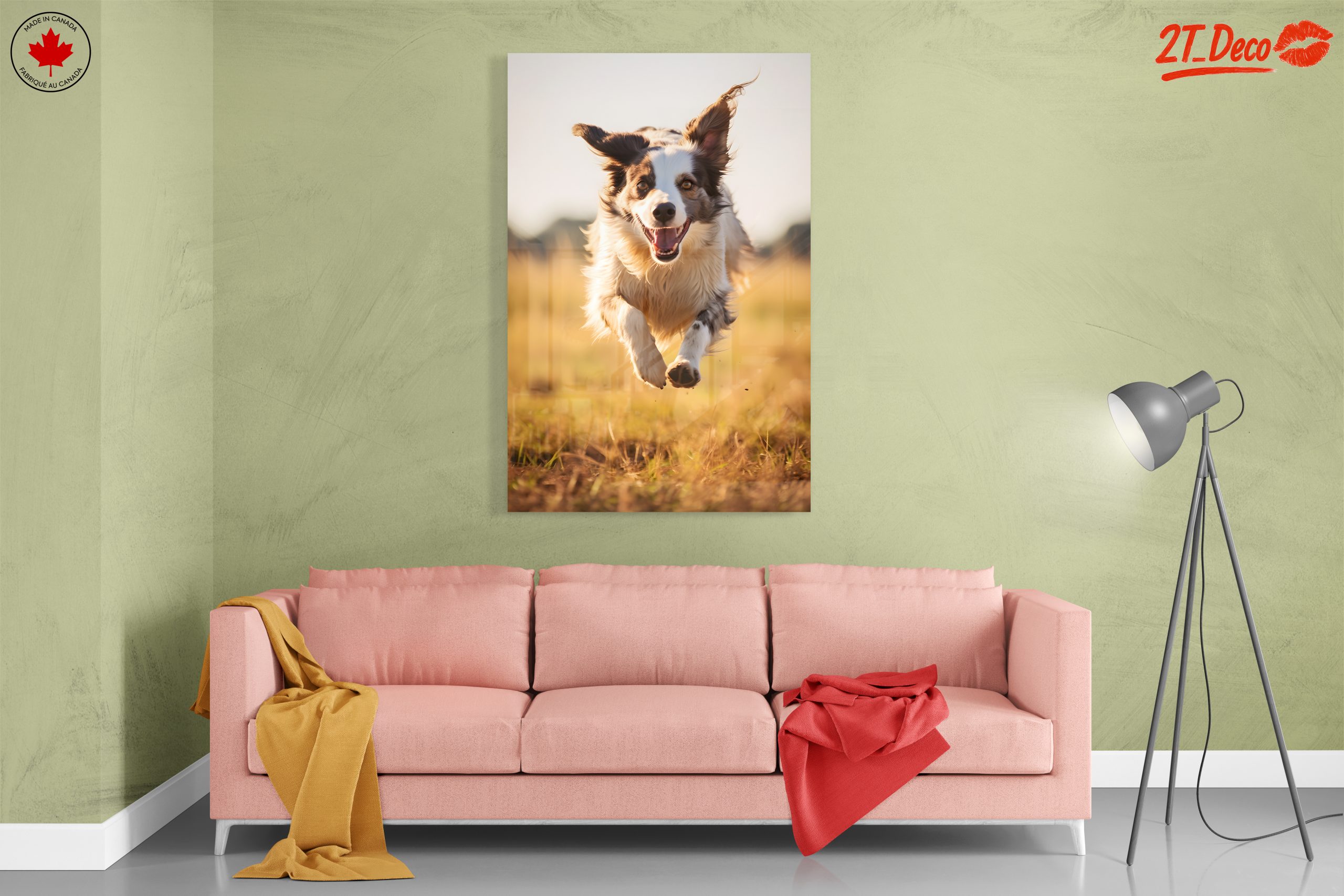 Playful Dog Running in Nature - Image 7