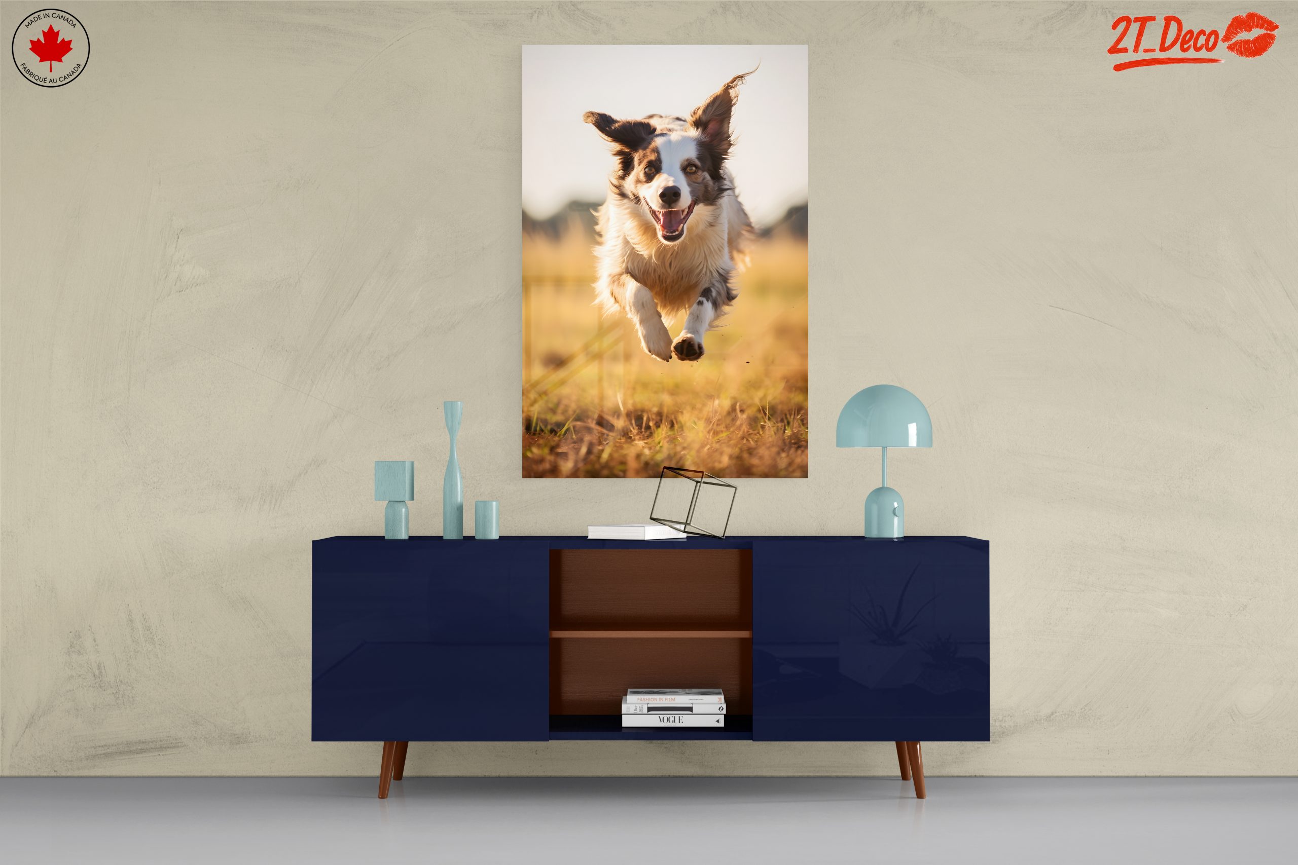 Playful Dog Running in Nature - Image 8