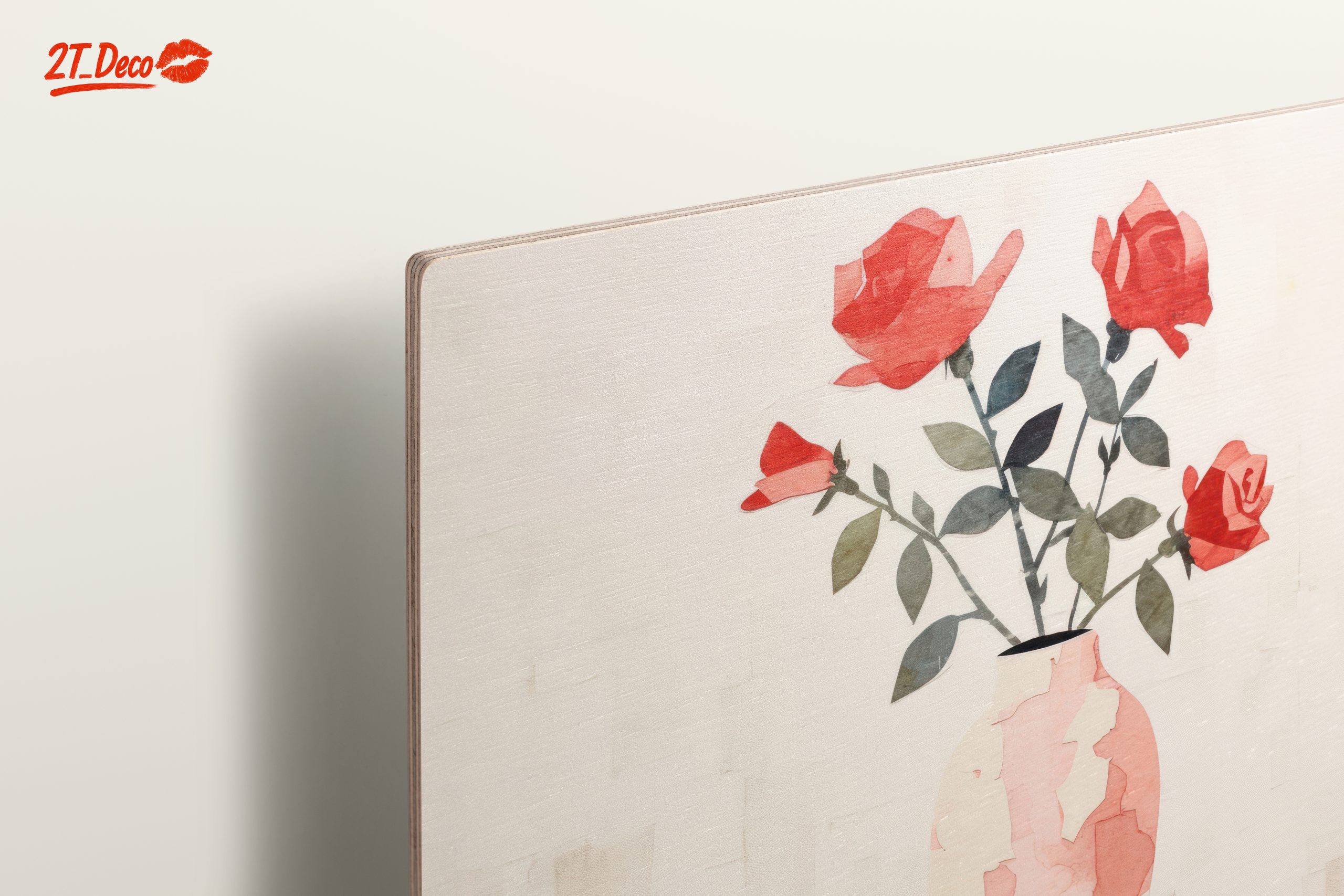 Stylized Rose Bouquet in Vase - Image 15