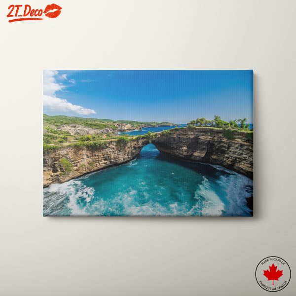 Stunning Coastal View with Lush Greenery