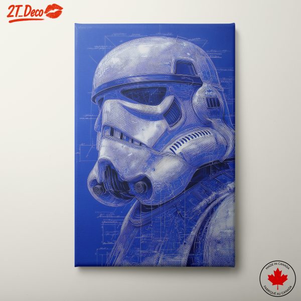 Stylized Stormtrooper Character Artwork
