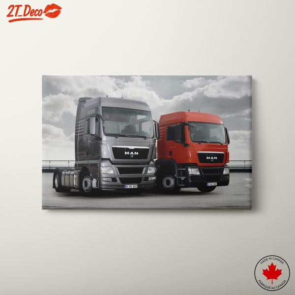 Modern Truck Design in Dynamic Colors