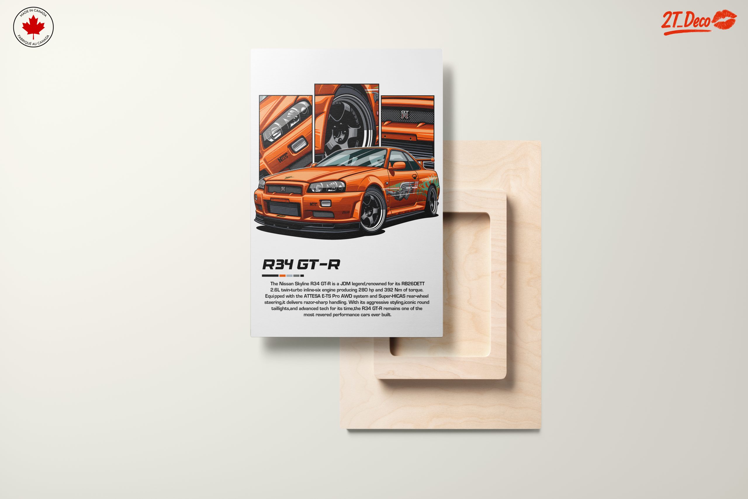 Nissan Skyline R34 GT-R Illustration - Image 11