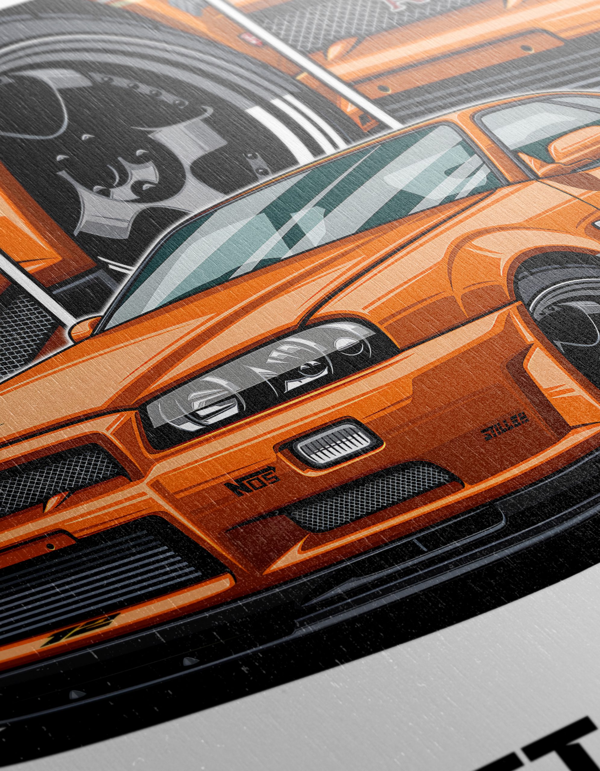 Nissan Skyline R34 GT-R Illustration - Image 12