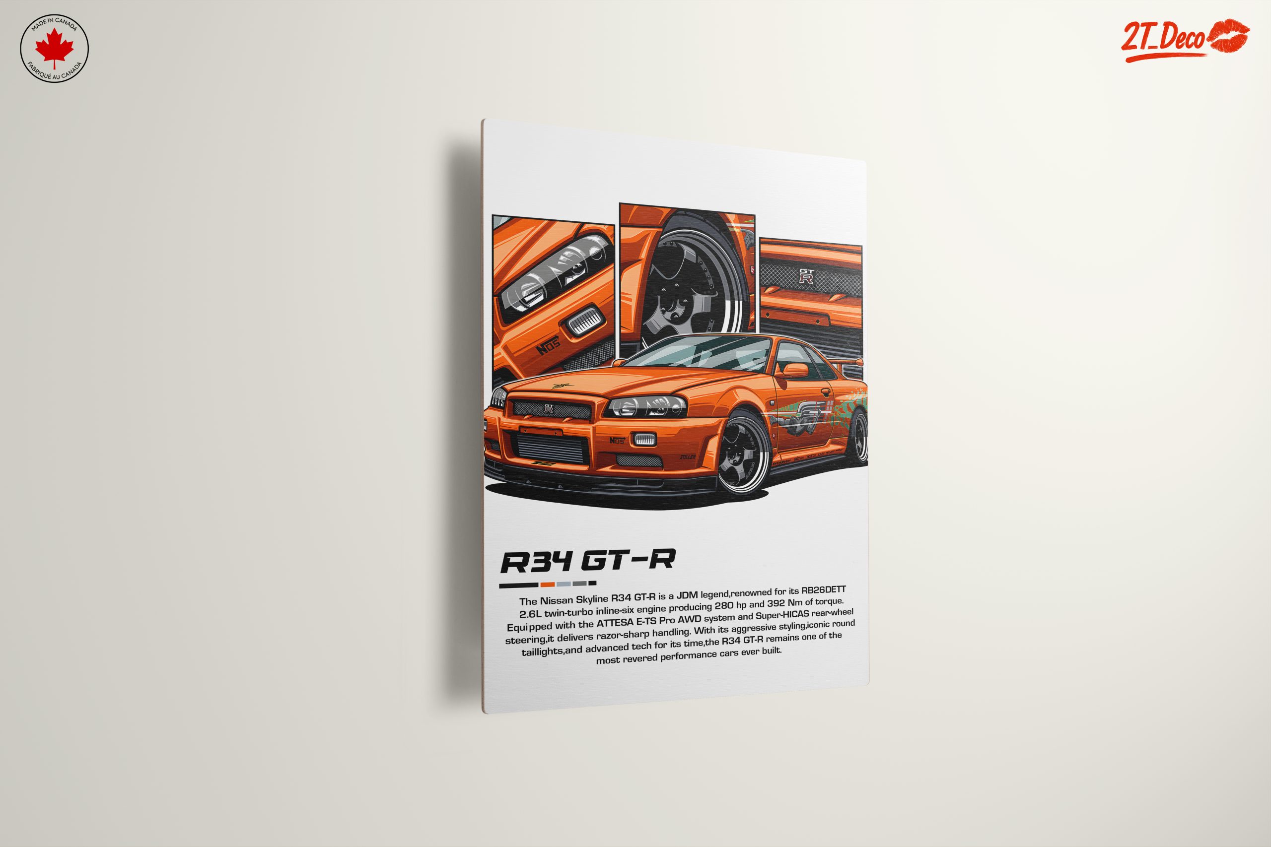 Nissan Skyline R34 GT-R Illustration - Image 13