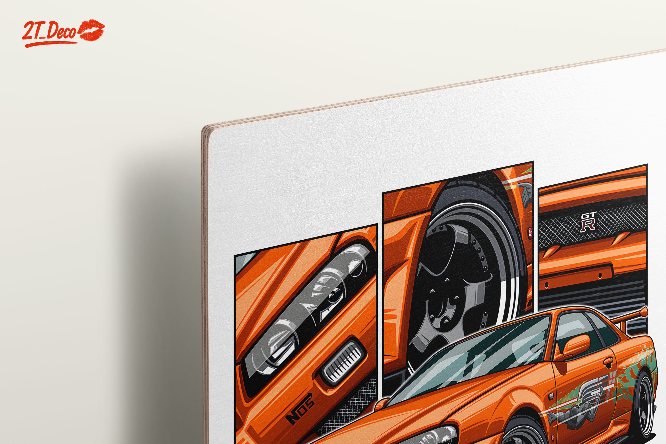 Nissan Skyline R34 GT-R Illustration - Image 15