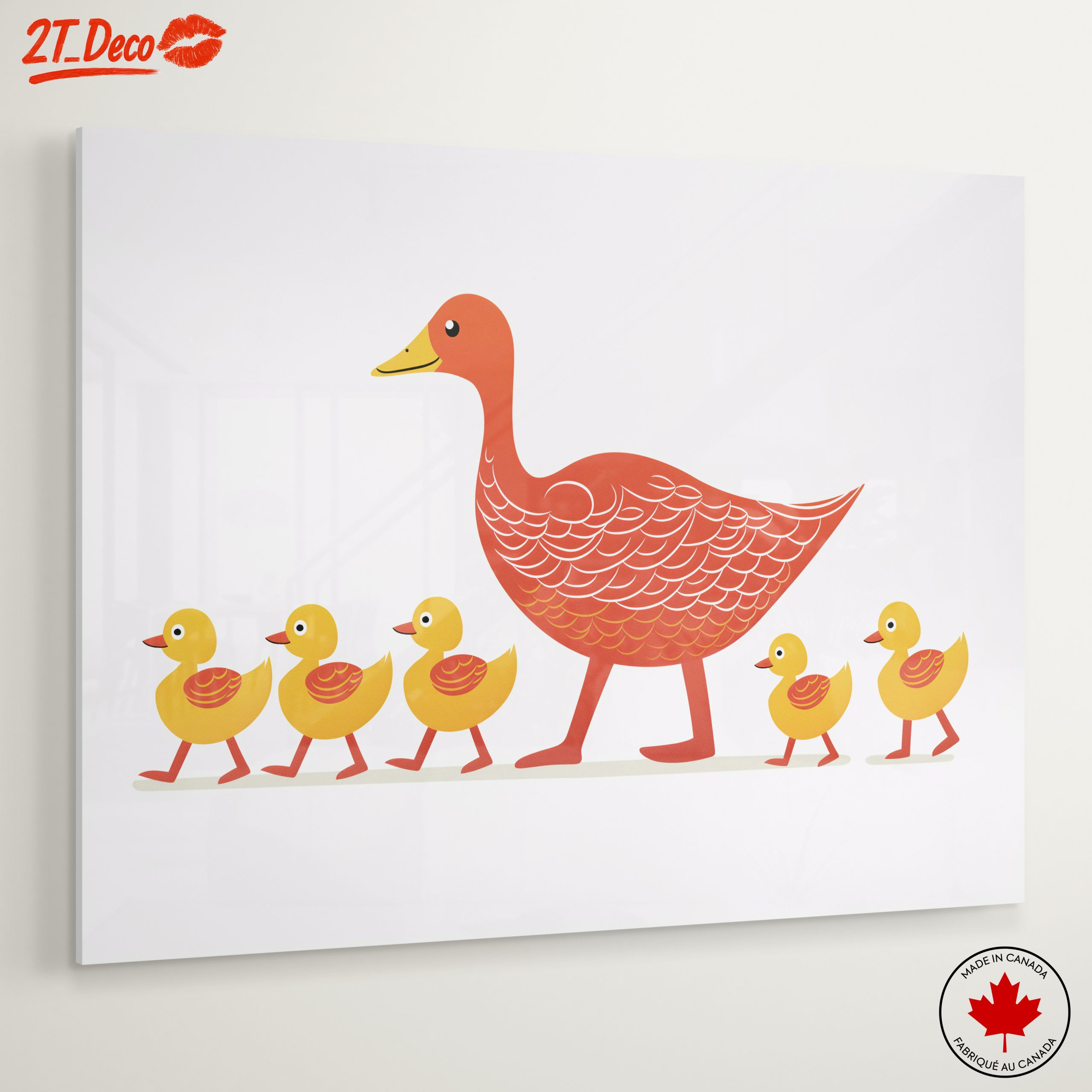 Adorable Mother Duck with Ducklings - Image 6