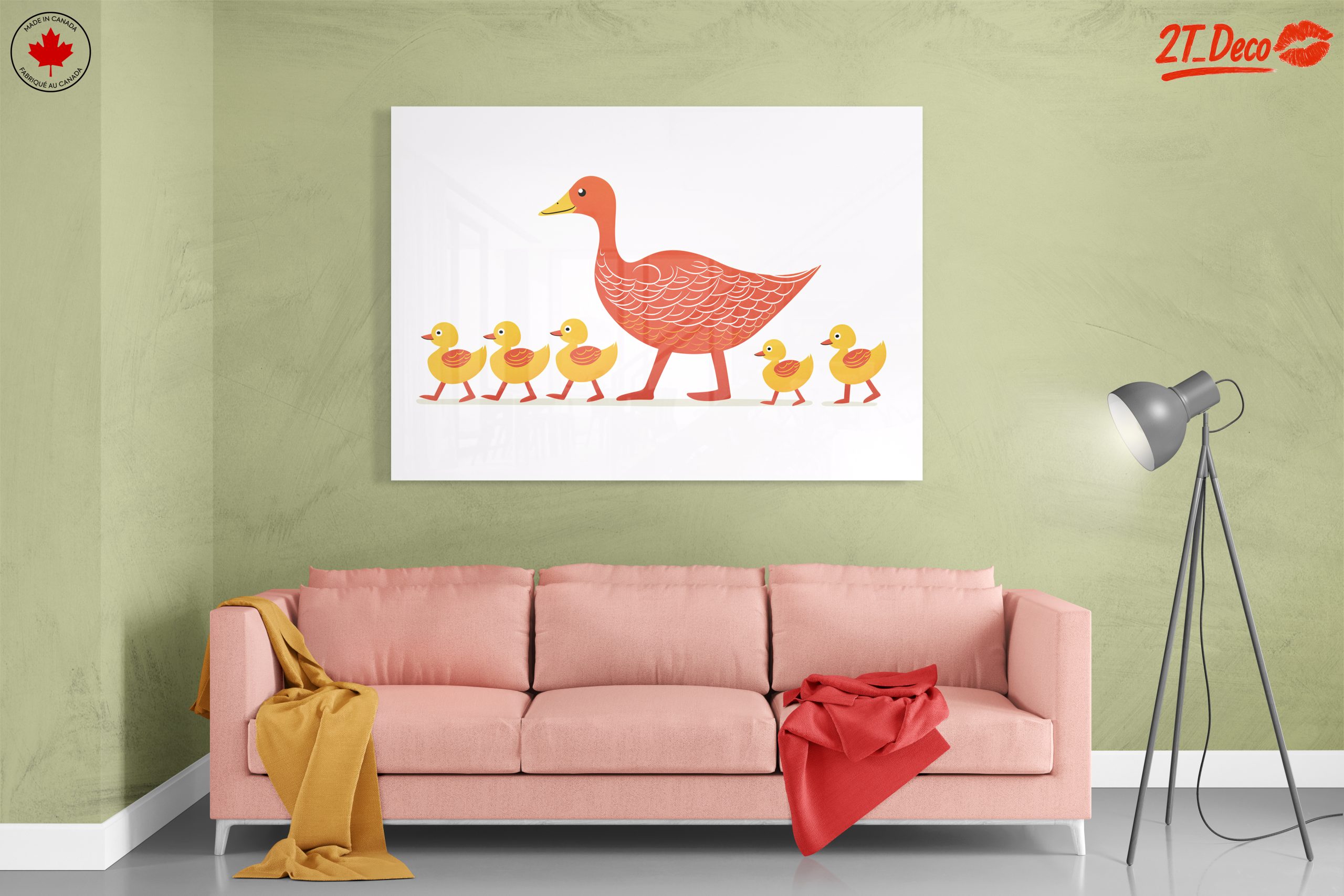 Adorable Mother Duck with Ducklings - Image 7