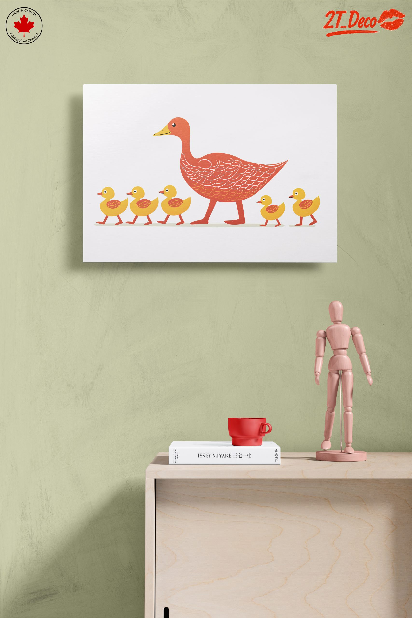 Adorable Mother Duck with Ducklings - Image 14